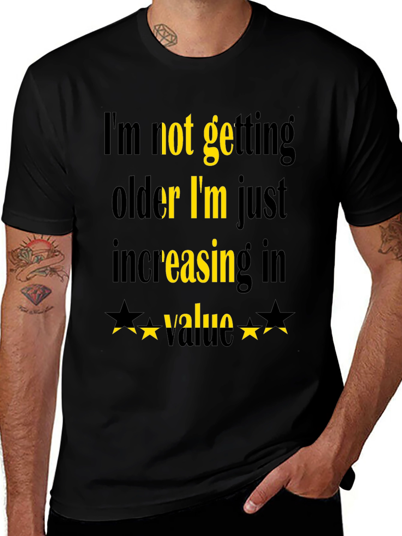 Funny Increasing Value Graphic Tee