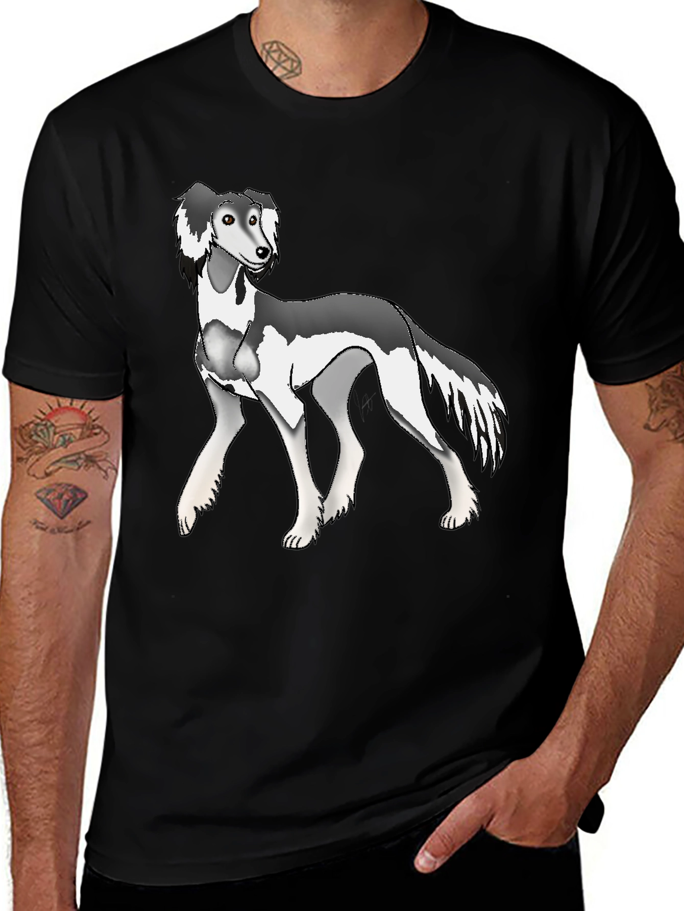 Dog Breed Tee - Unique Artistic Print