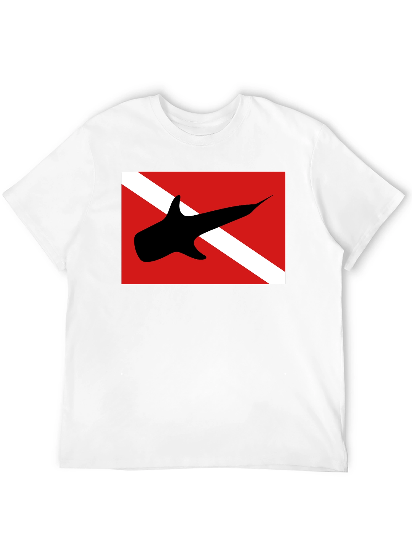 Diver Down T-Shirt - Shark Design