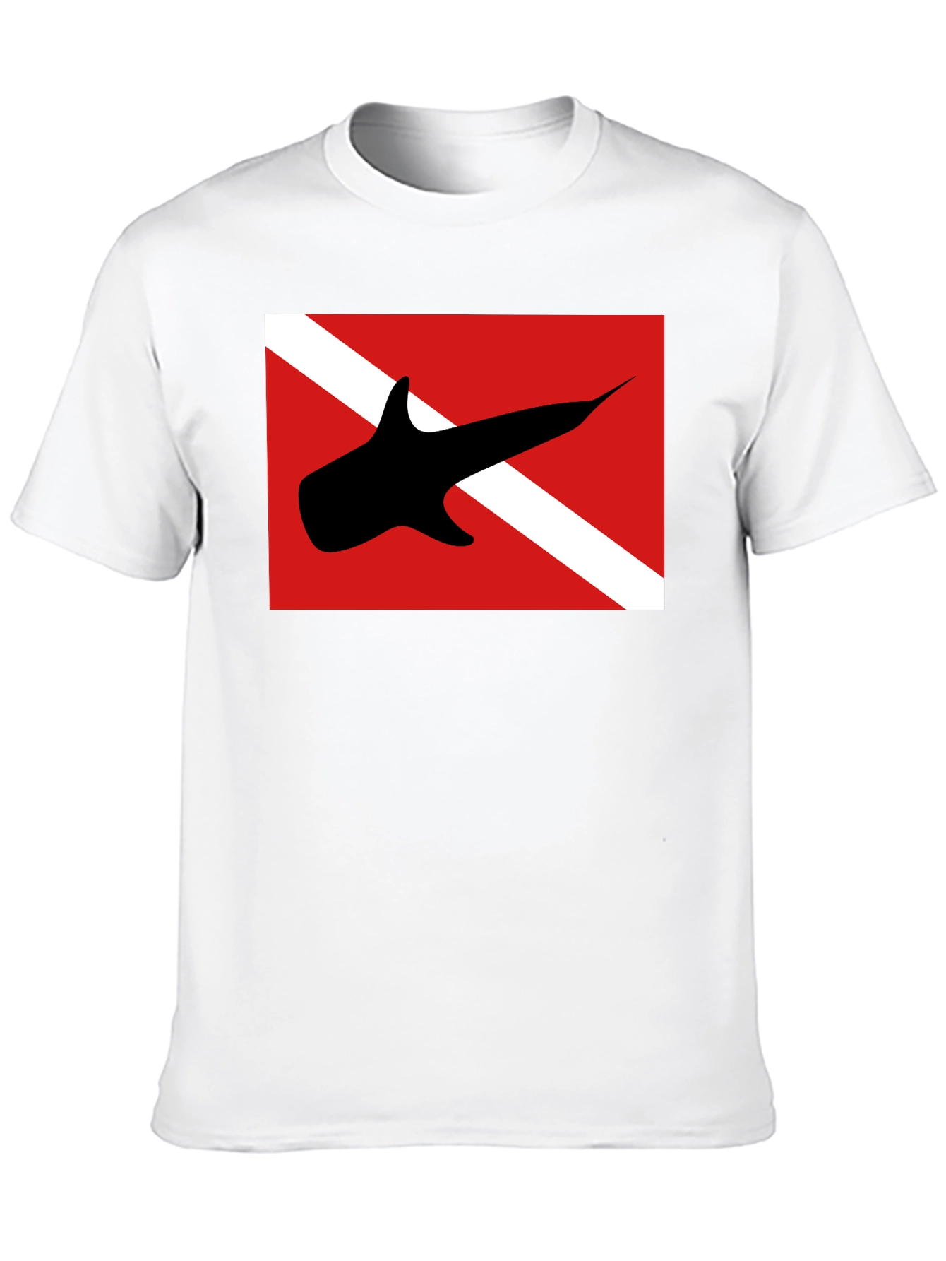 Diver Down T-Shirt - Shark Design