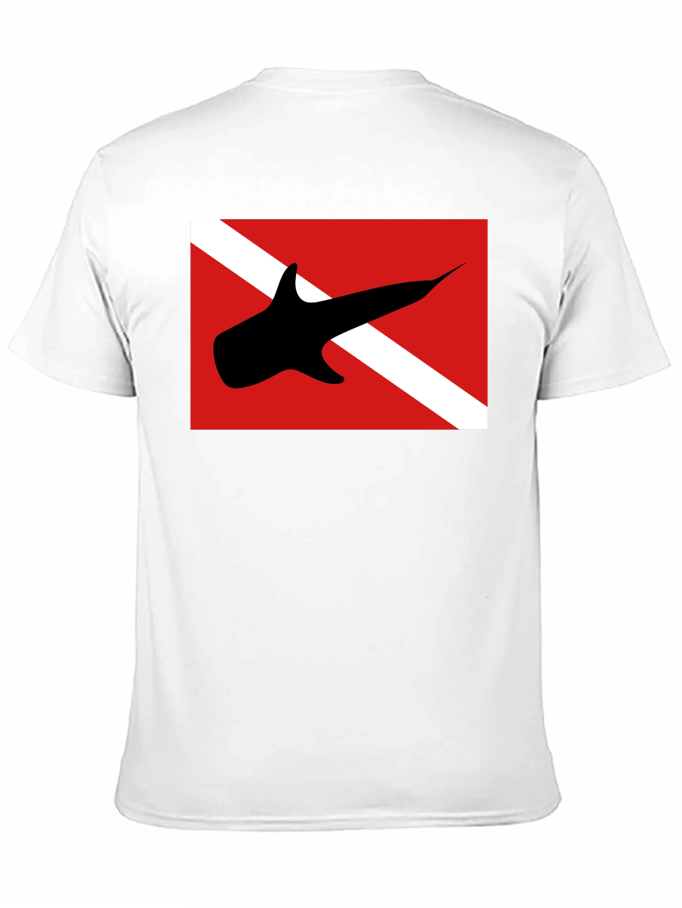 Diver Down T-Shirt - Shark Design