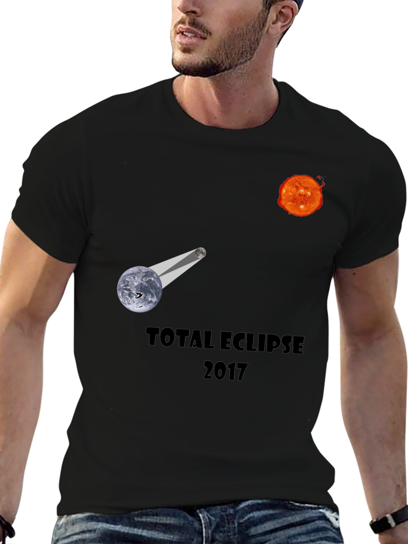 Total Eclipse 2017 T-Shirt - Celestial Design