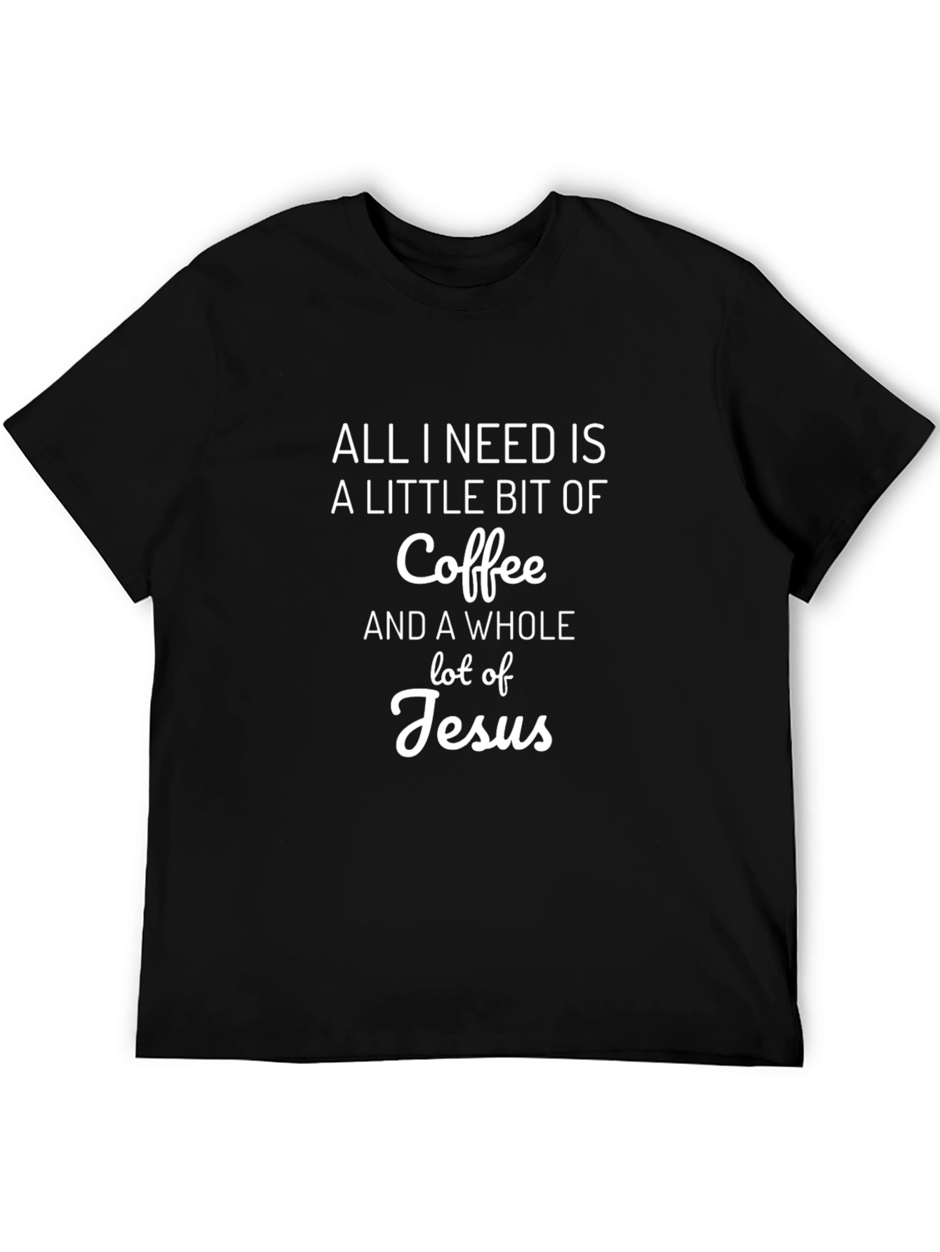 Coffee and Jesus Graphic T-Shirt