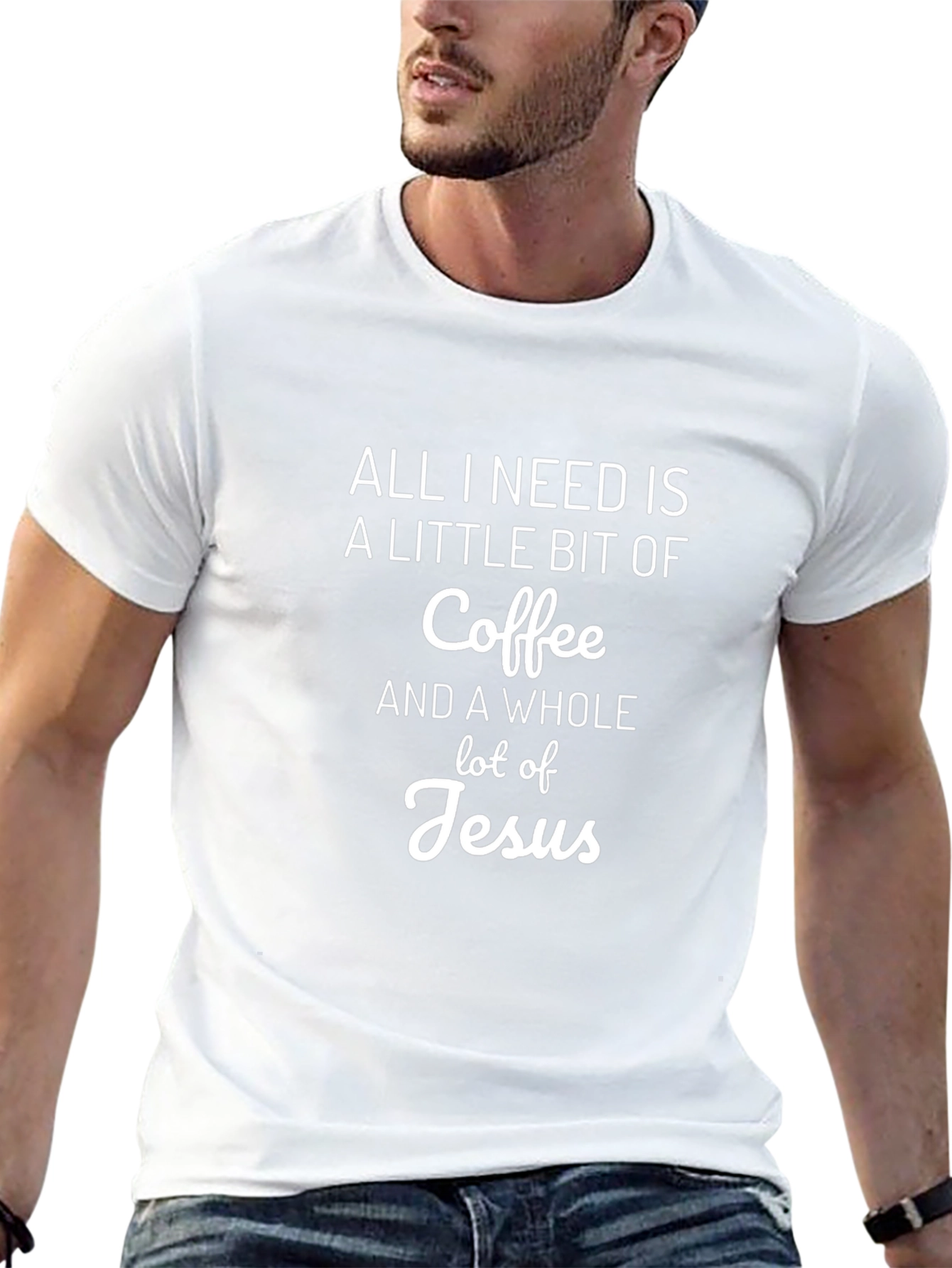 Coffee and Jesus Graphic T-Shirt
