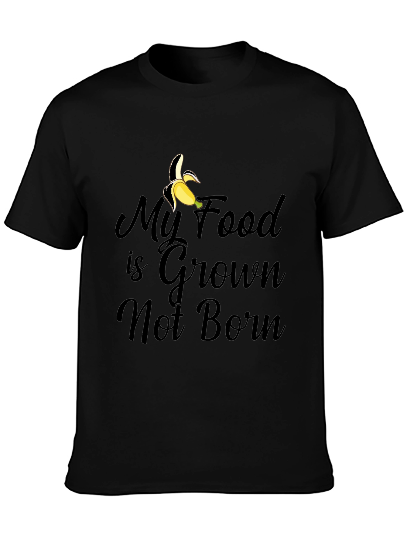 Grown Not Born Vegan Banana T-Shirt