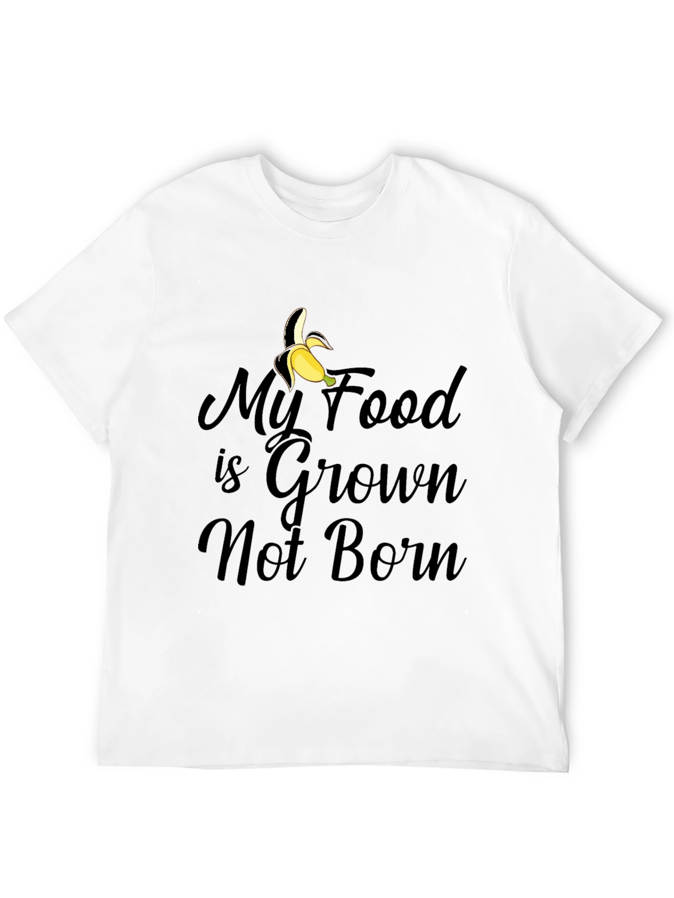 Grown Not Born Vegan Banana T-Shirt