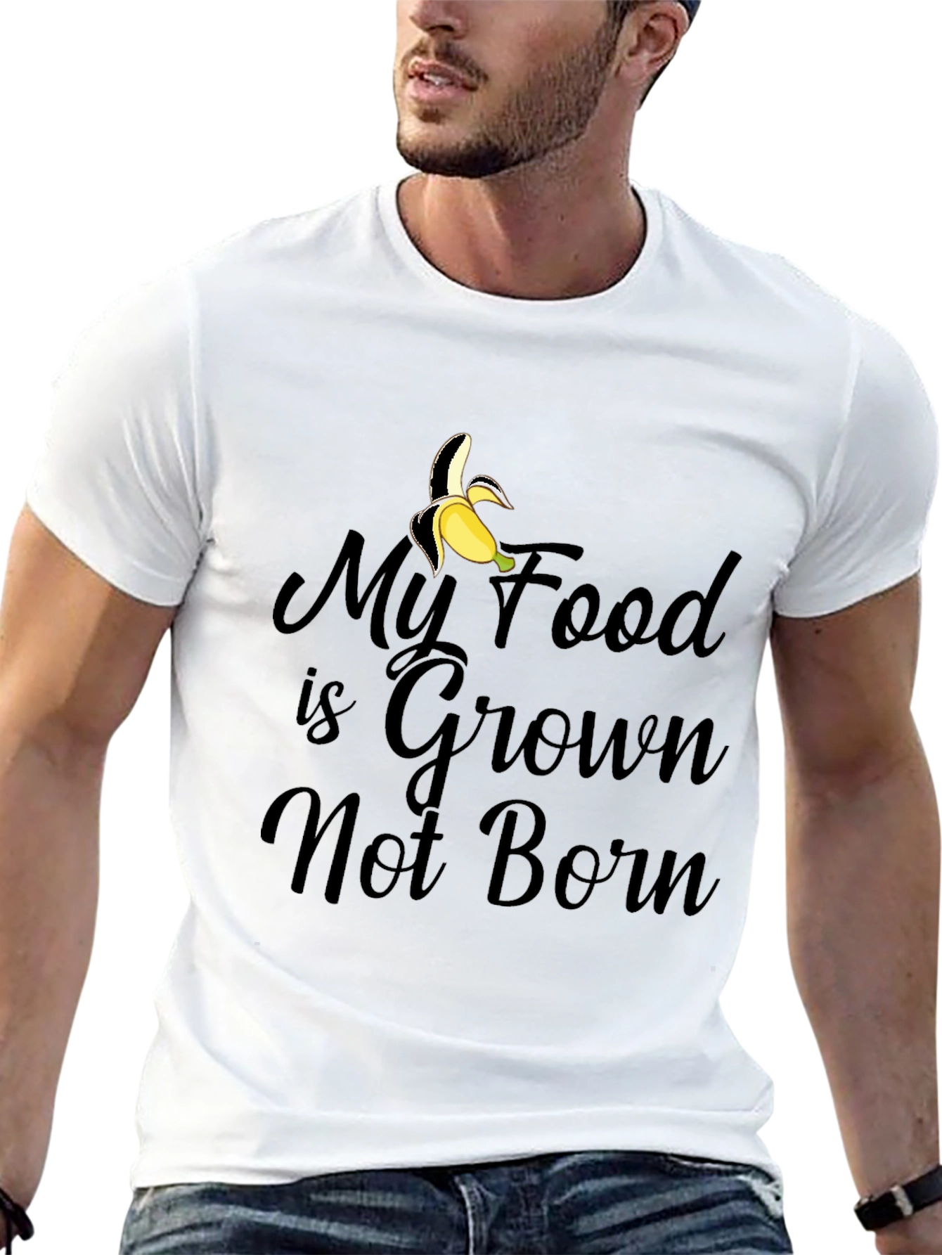Grown Not Born Vegan Banana T-Shirt