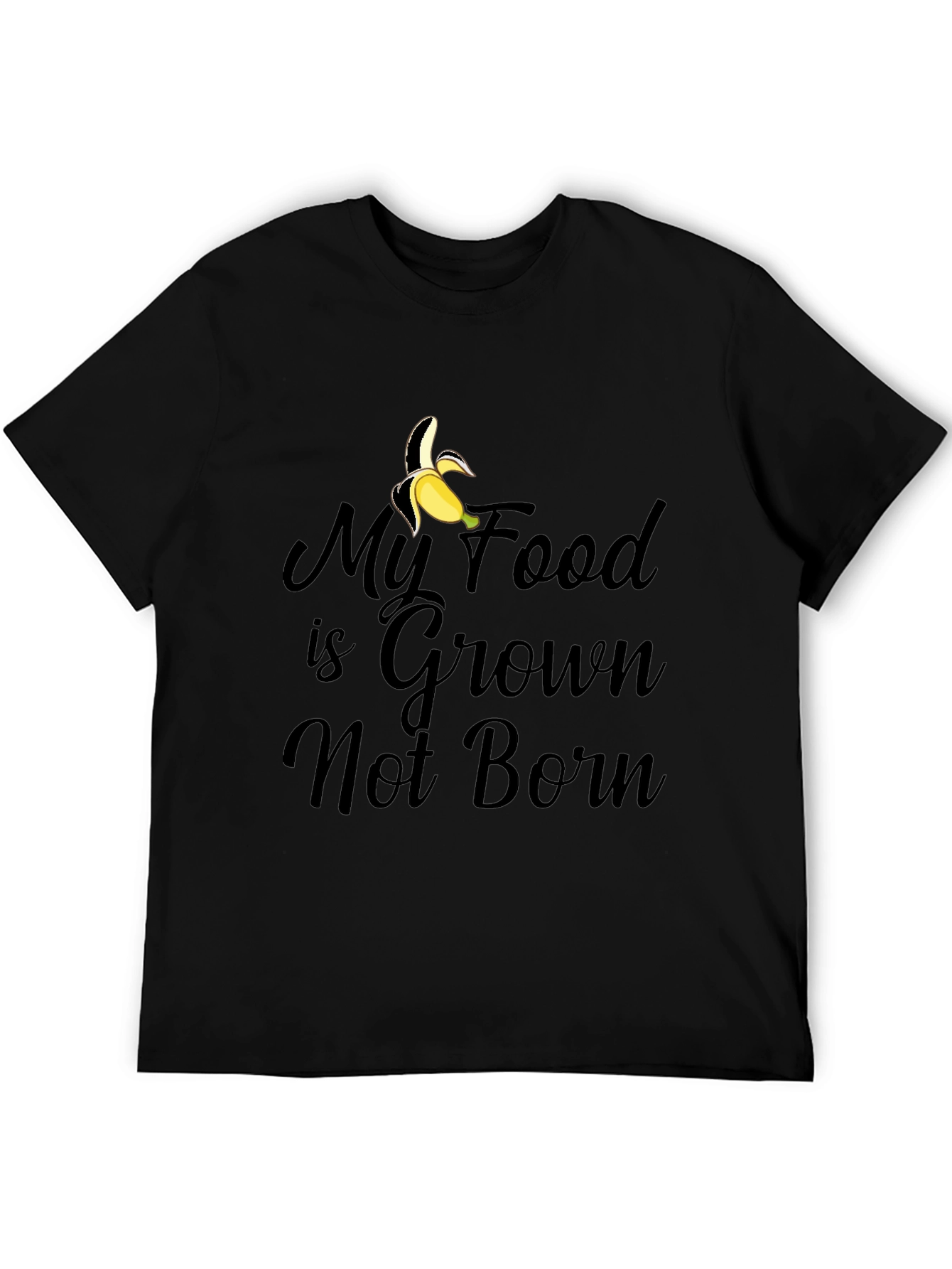 Grown Not Born Vegan Banana T-Shirt