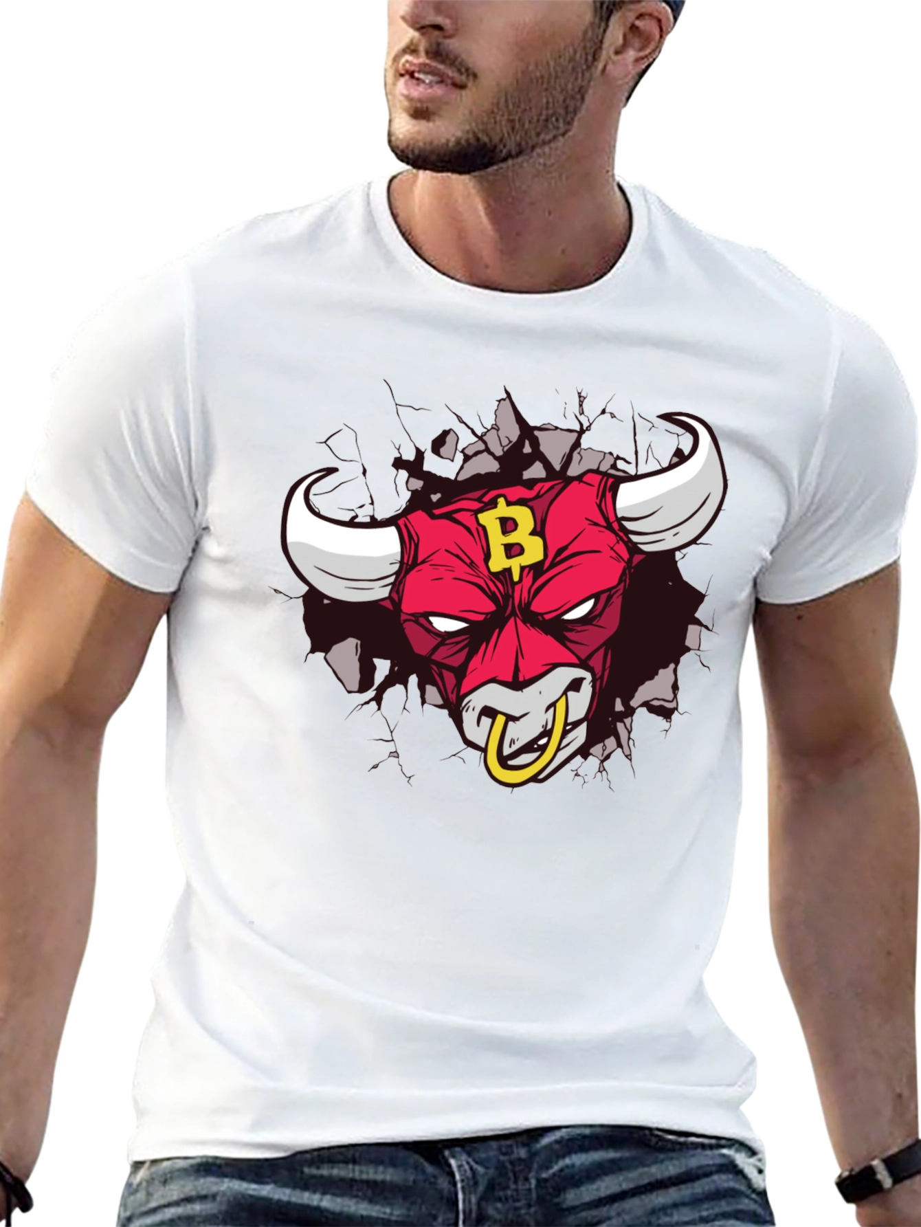 Bitcoin Bull T-Shirt - Crypto Investor Tee