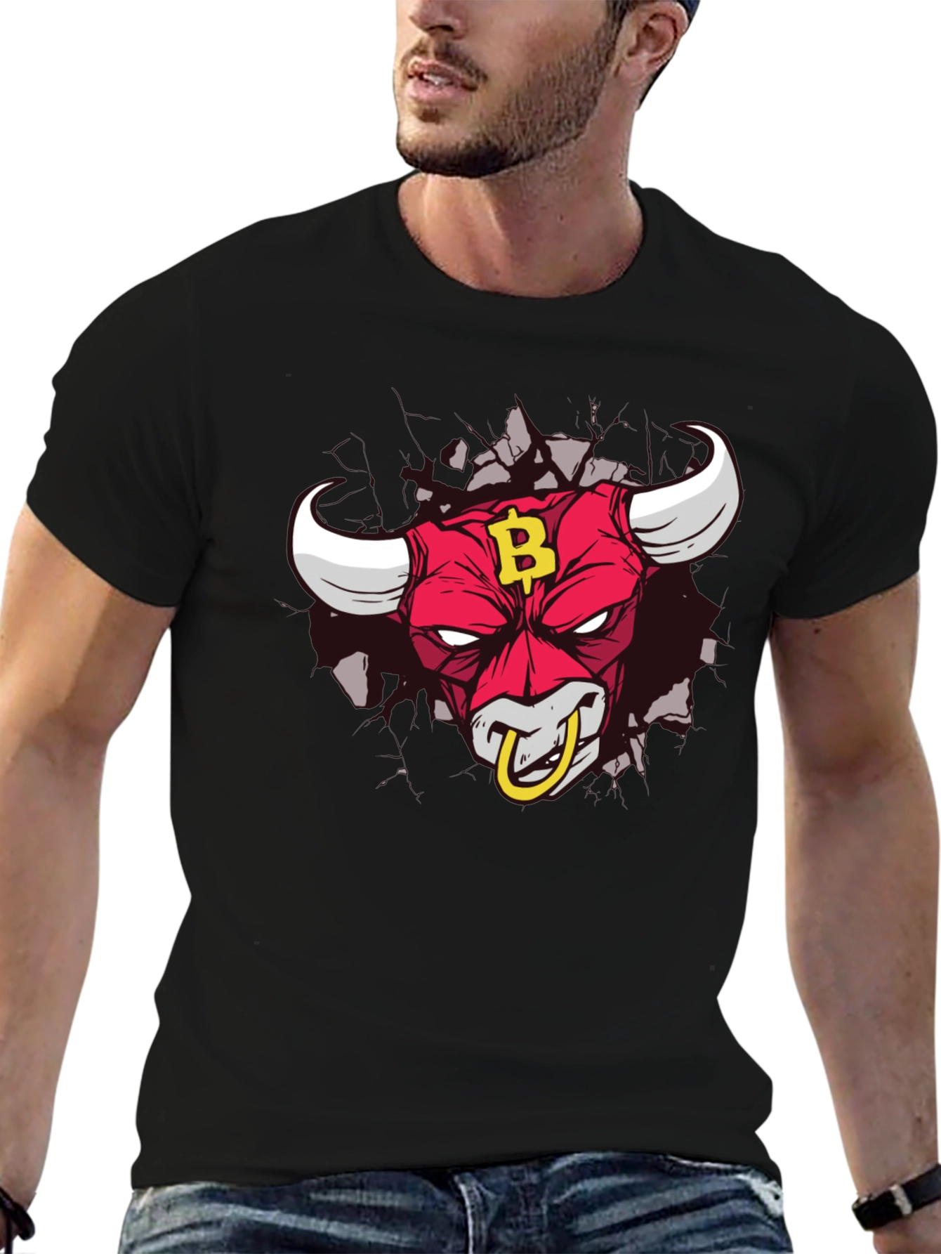 Bitcoin Bull T-Shirt - Crypto Investor Tee