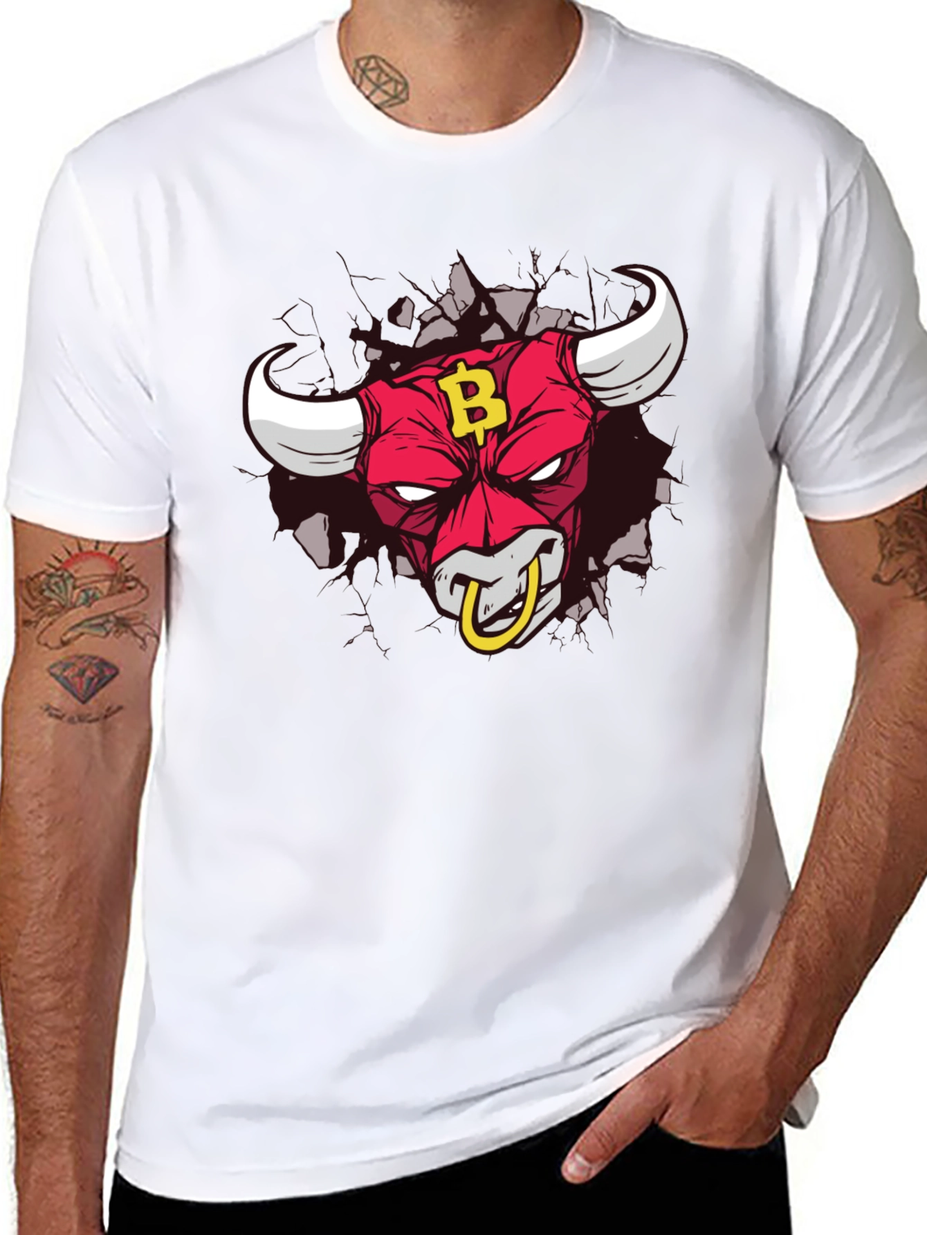 Bitcoin Bull T-Shirt - Crypto Investor Tee