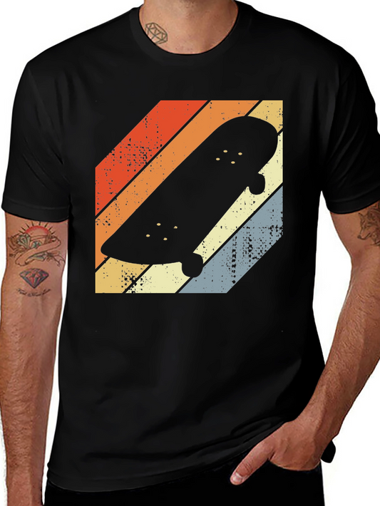 Retro Skateboard Tee - Vintage Style Graphic T-Shirt