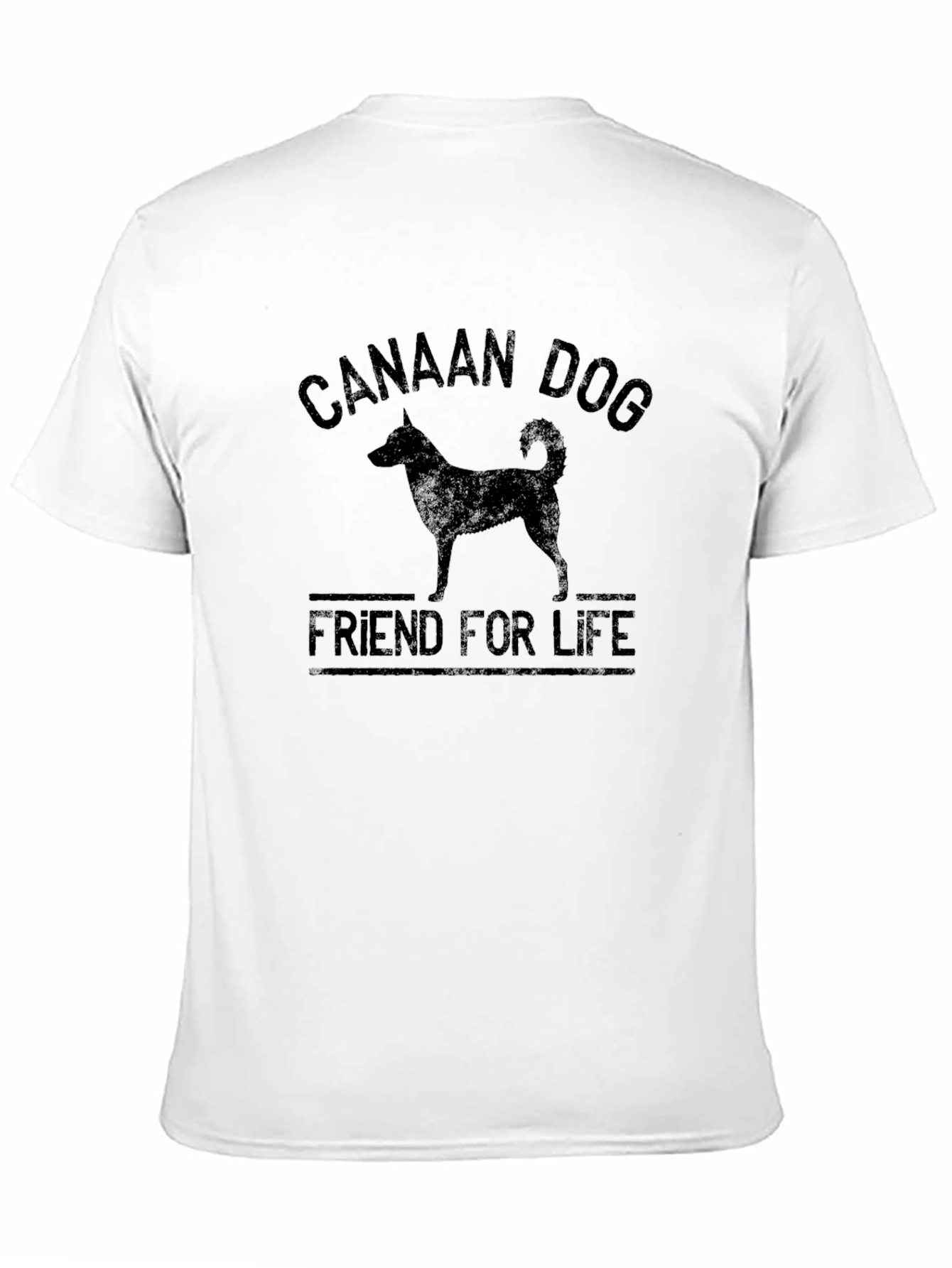 Canaan Dog Friend for Life Black T-Shirt