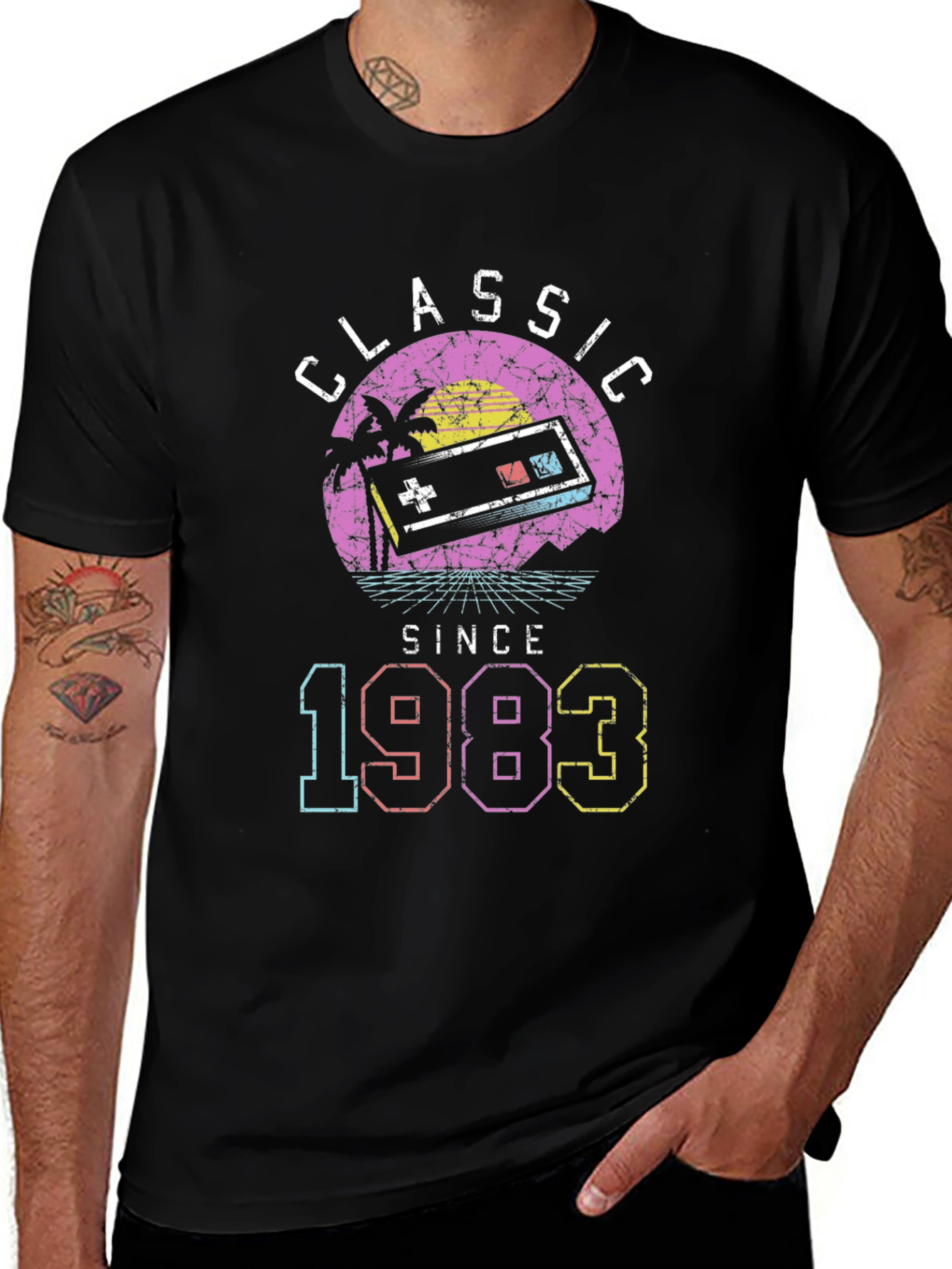 Classic Since 1983 Retro Gaming T-Shirt