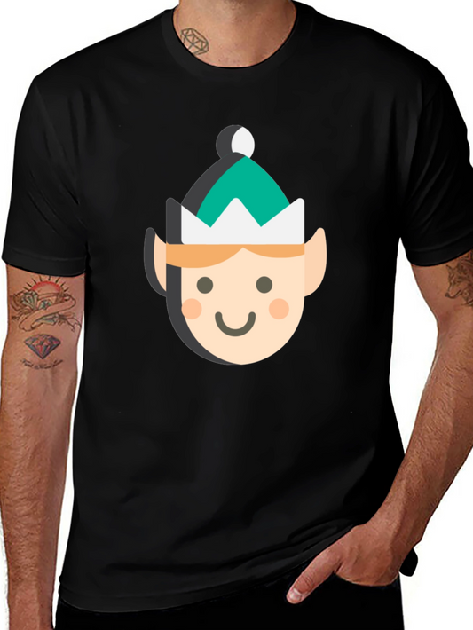 Elf Face Graphic Tee - Holiday Cheer!