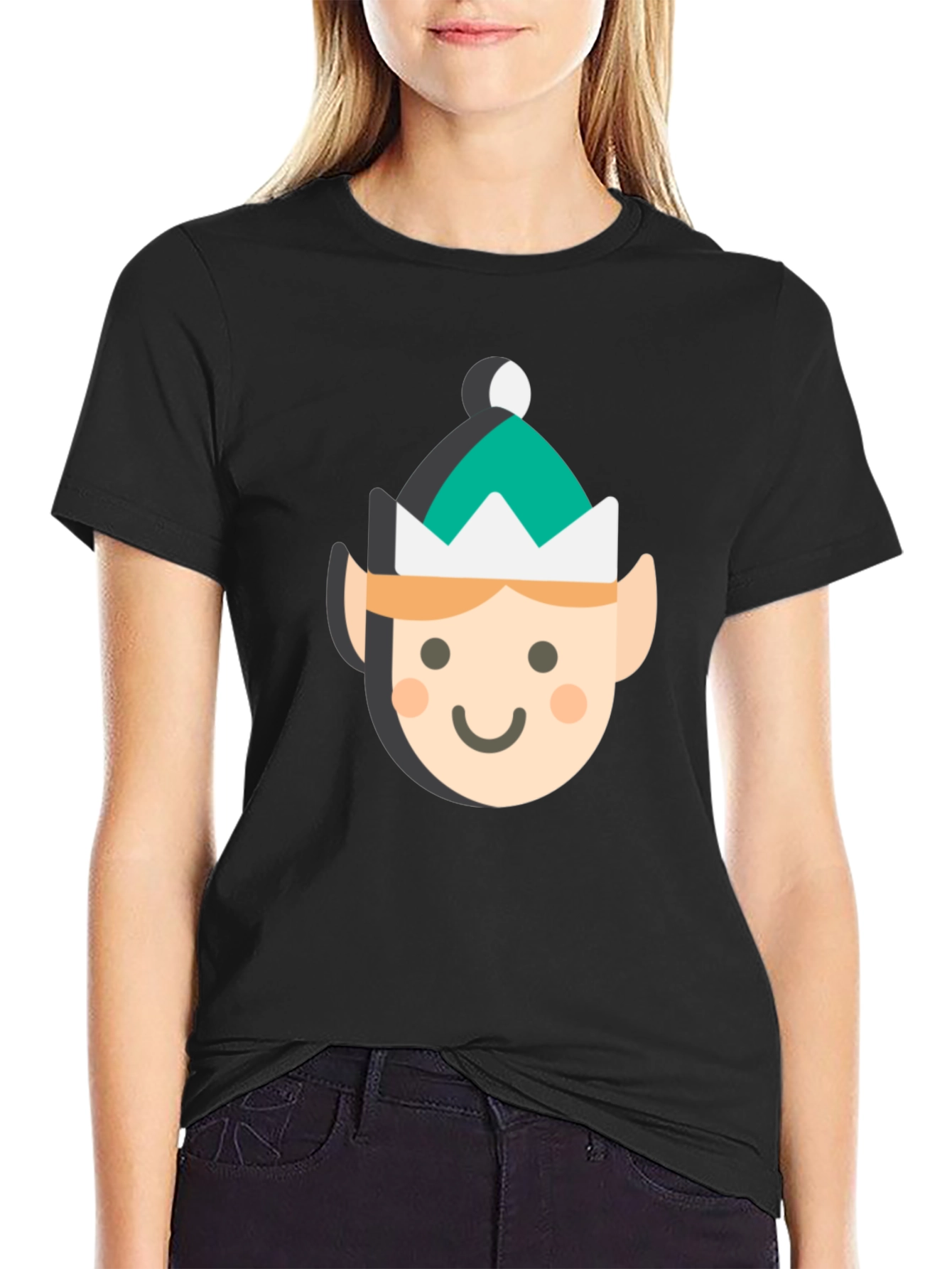 Elf Face Graphic Tee - Holiday Cheer!