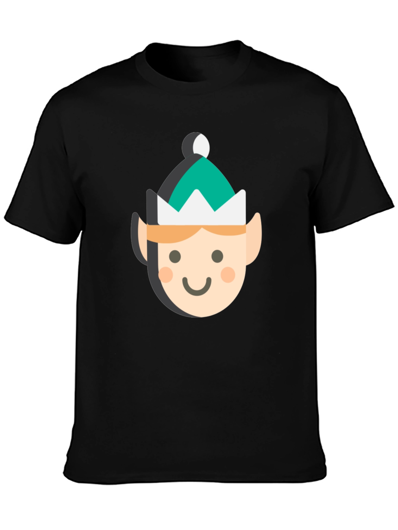 Elf Face Graphic Tee - Holiday Cheer!