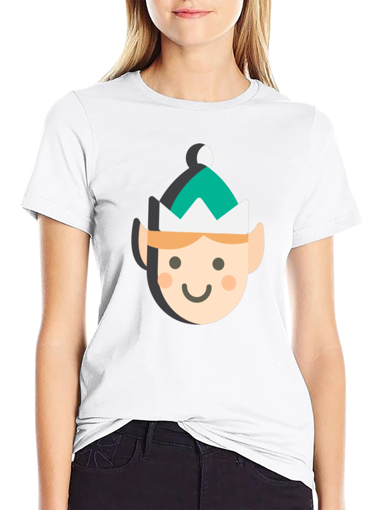 Elf Face Graphic Tee - Holiday Cheer!
