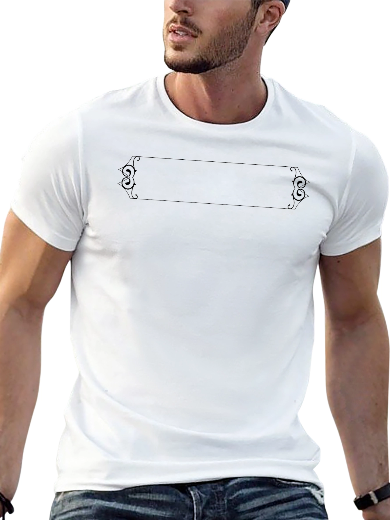 Plain Black Crewneck T-Shirt