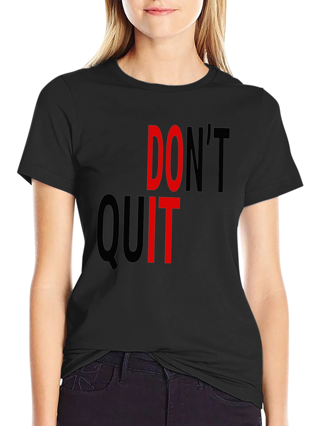 Motivational Dont Quit Graphic Tee