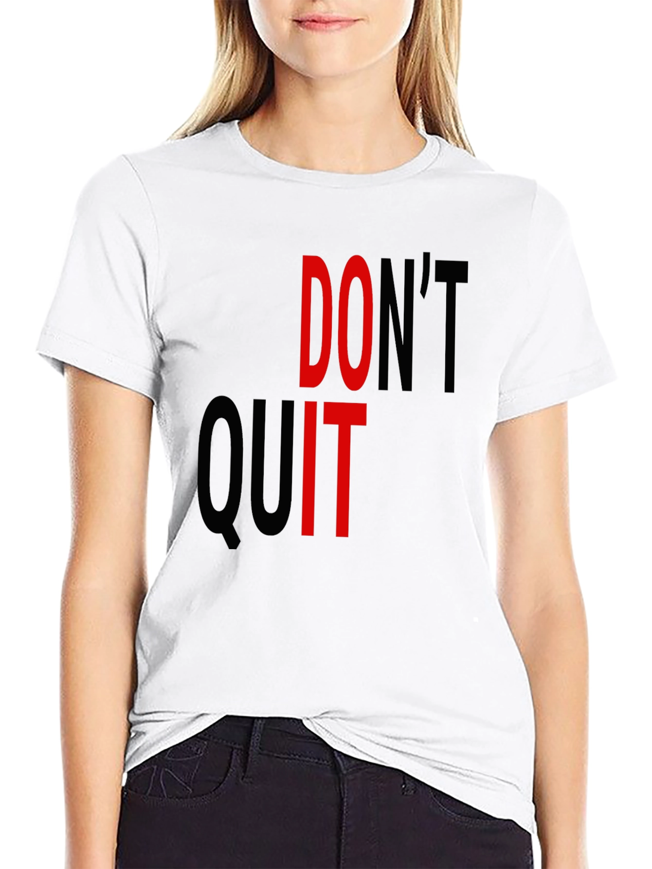 Motivational Dont Quit Graphic Tee