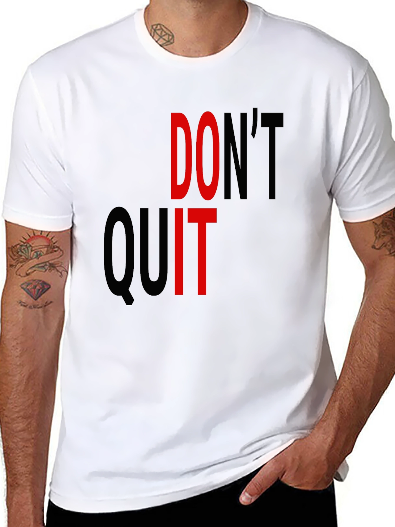 Motivational Dont Quit Graphic Tee