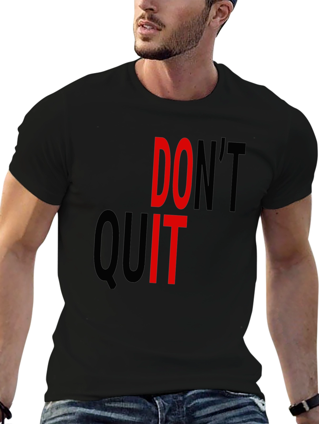 Motivational Dont Quit Graphic Tee