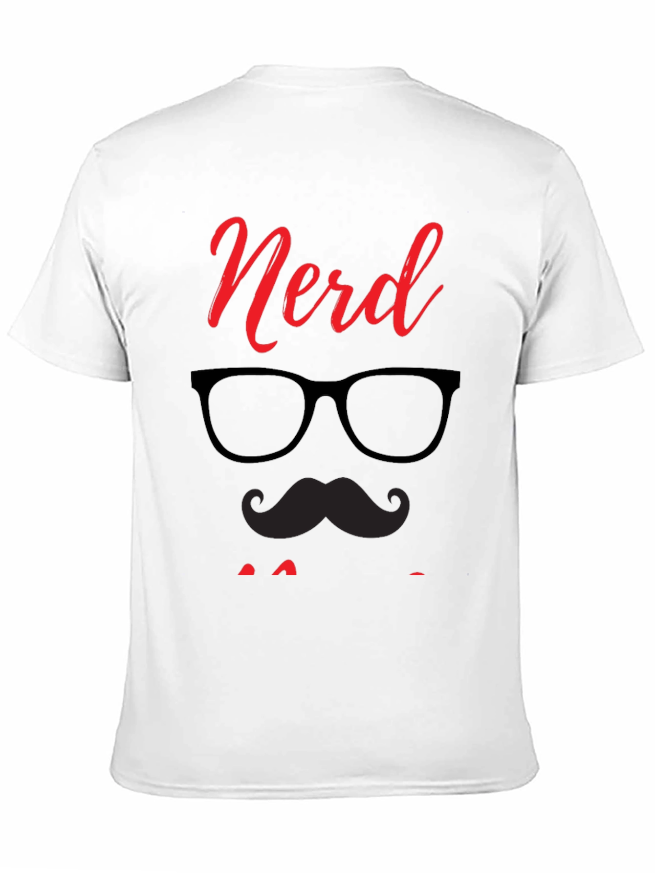 Nerd Dad Graphic Tee - Black Cotton T-Shirt