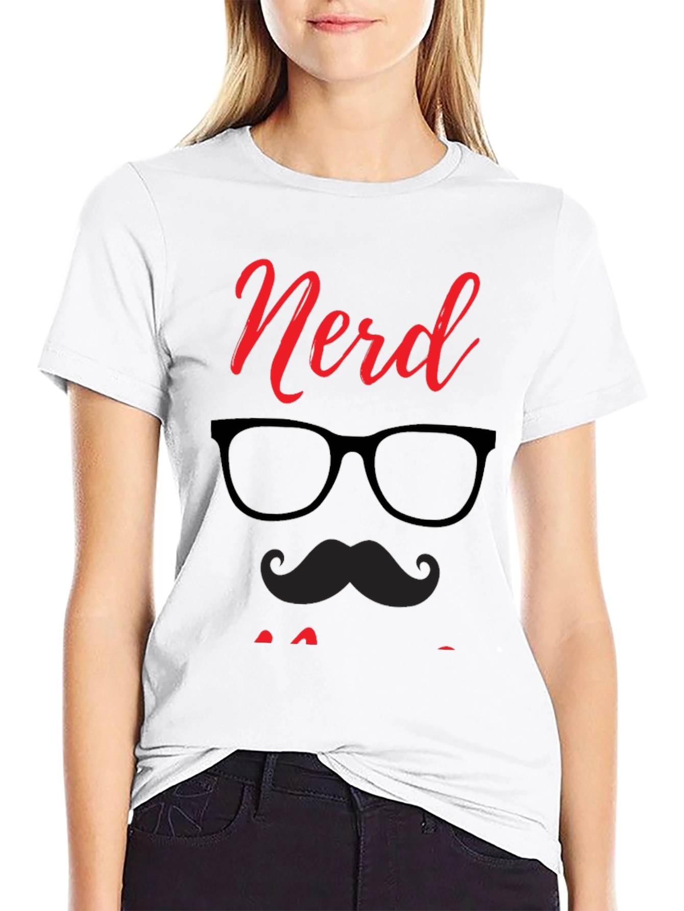 Nerd Dad Graphic Tee - Black Cotton T-Shirt