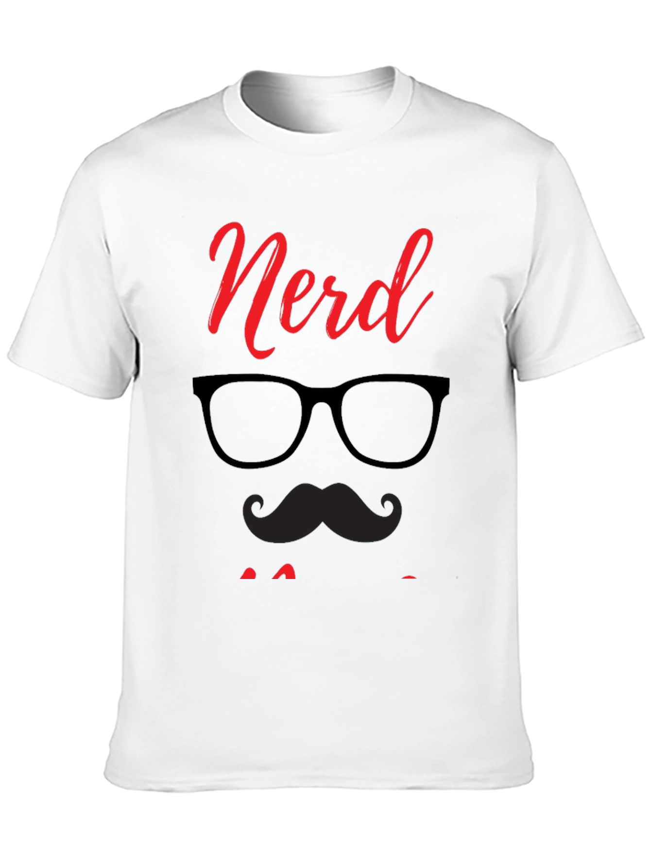 Nerd Dad Graphic Tee - Black Cotton T-Shirt