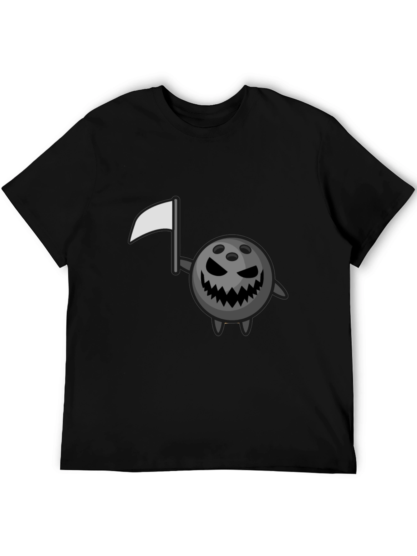 Spooky Bowling Ball Black T-Shirt