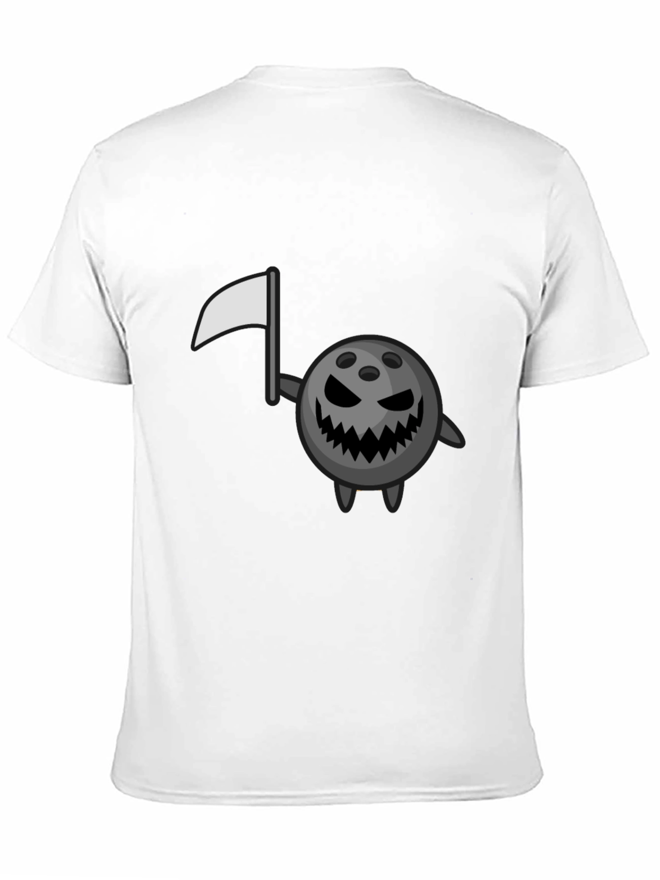 Spooky Bowling Ball Black T-Shirt