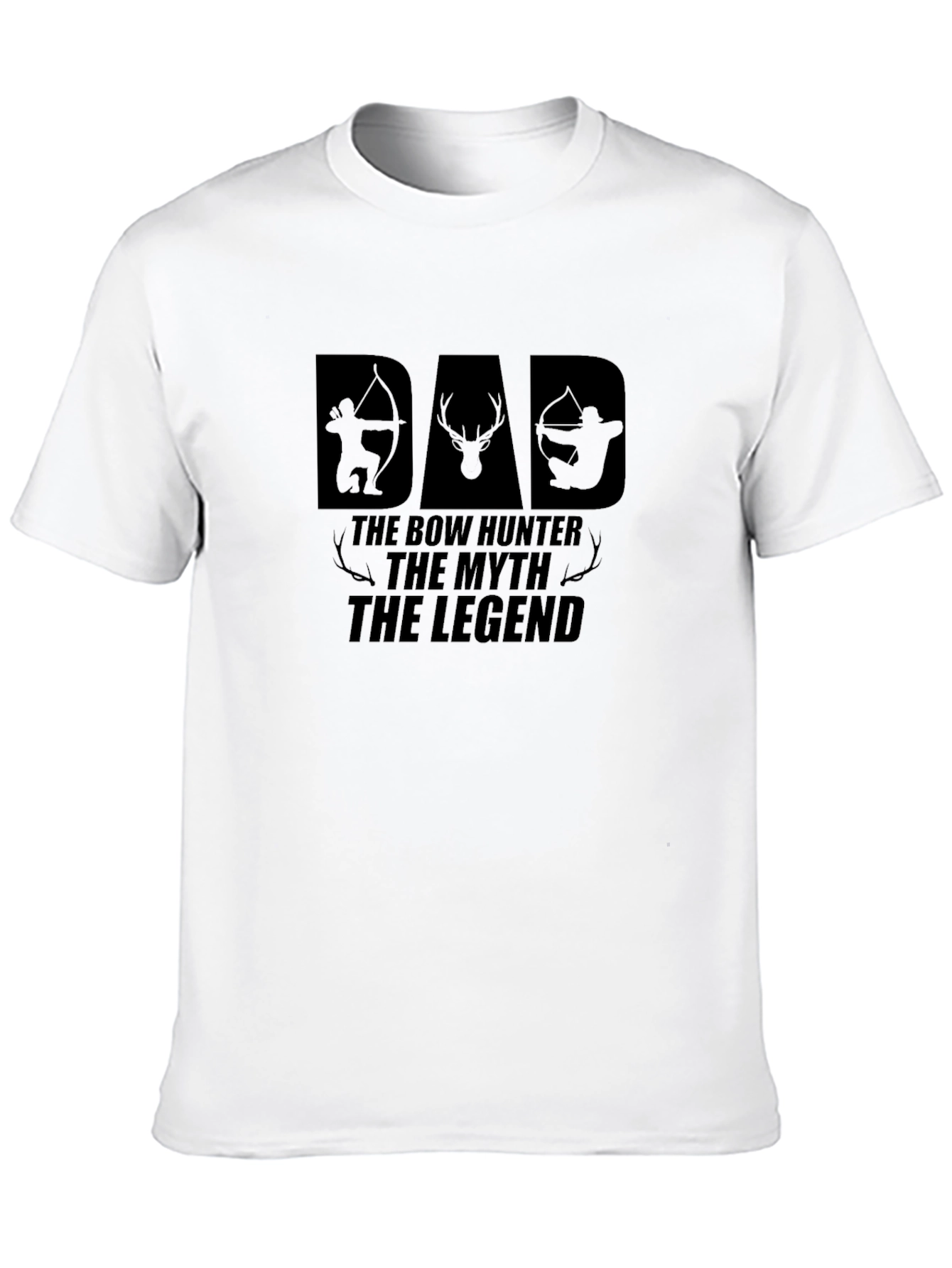 Dad Bow Hunter T-Shirt The Myth The Legend Tee