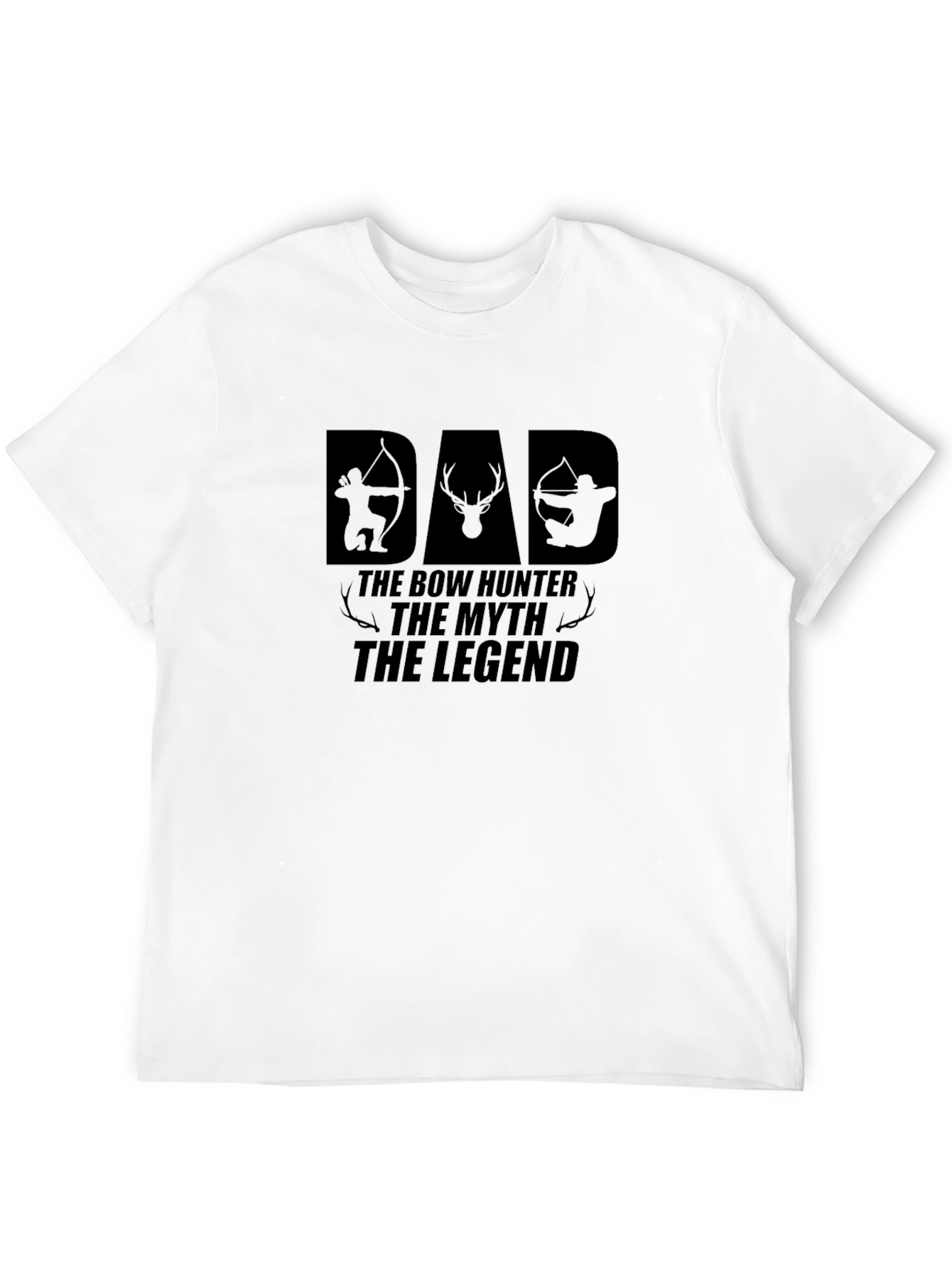 Dad Bow Hunter T-Shirt The Myth The Legend Tee