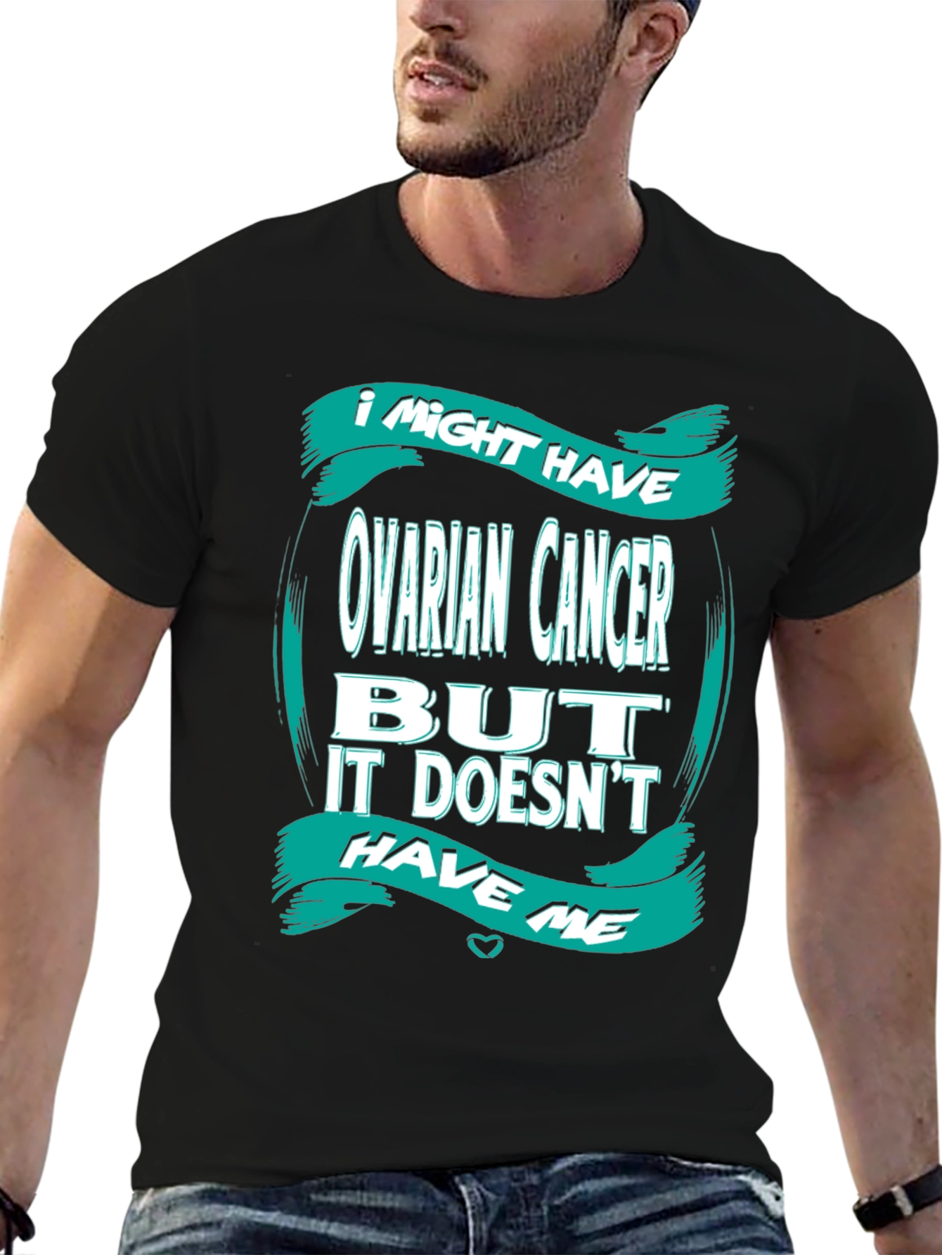 Ovarian Cancer Awareness Graphic T-Shirt