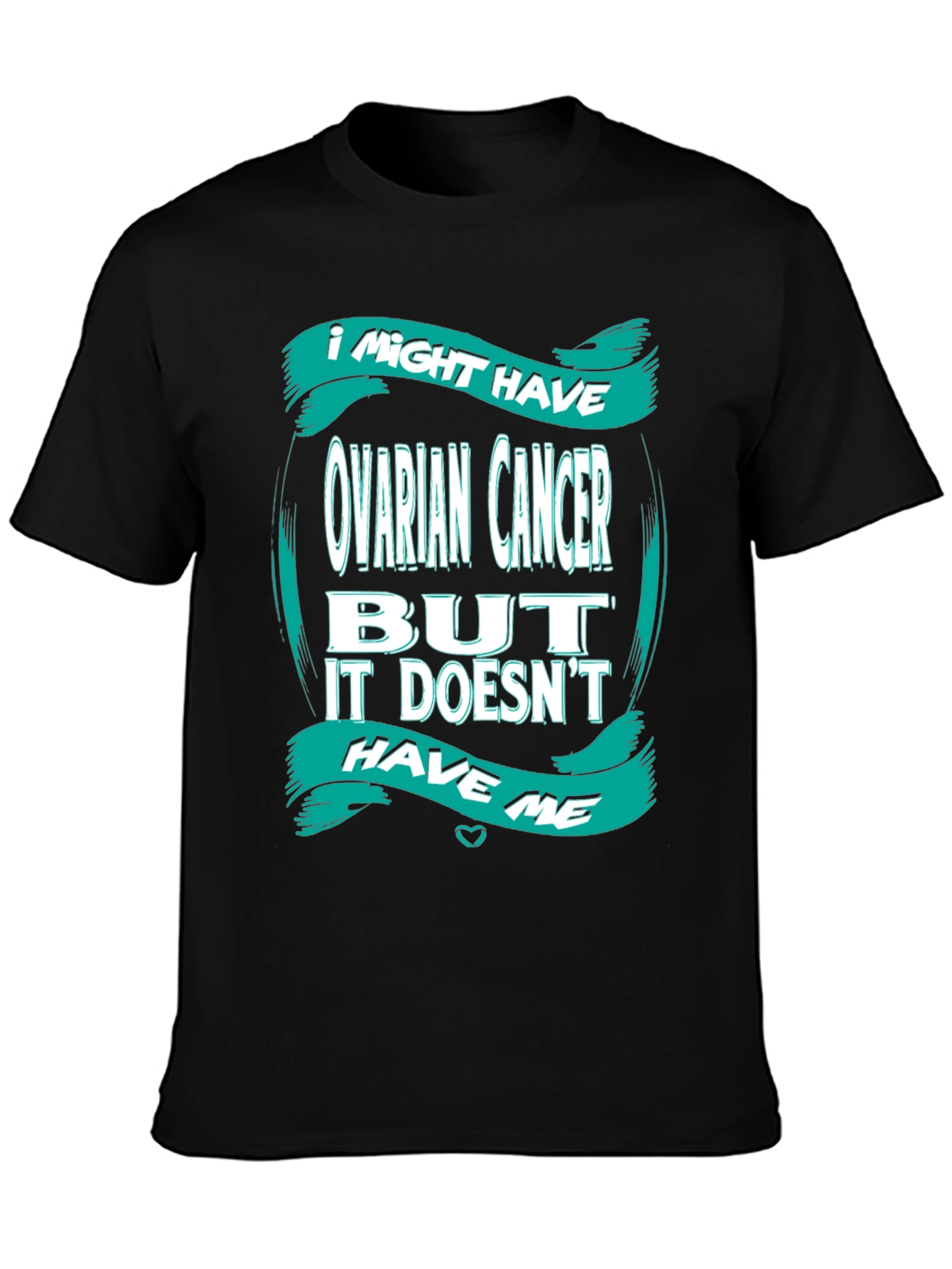 Ovarian Cancer Awareness Graphic T-Shirt