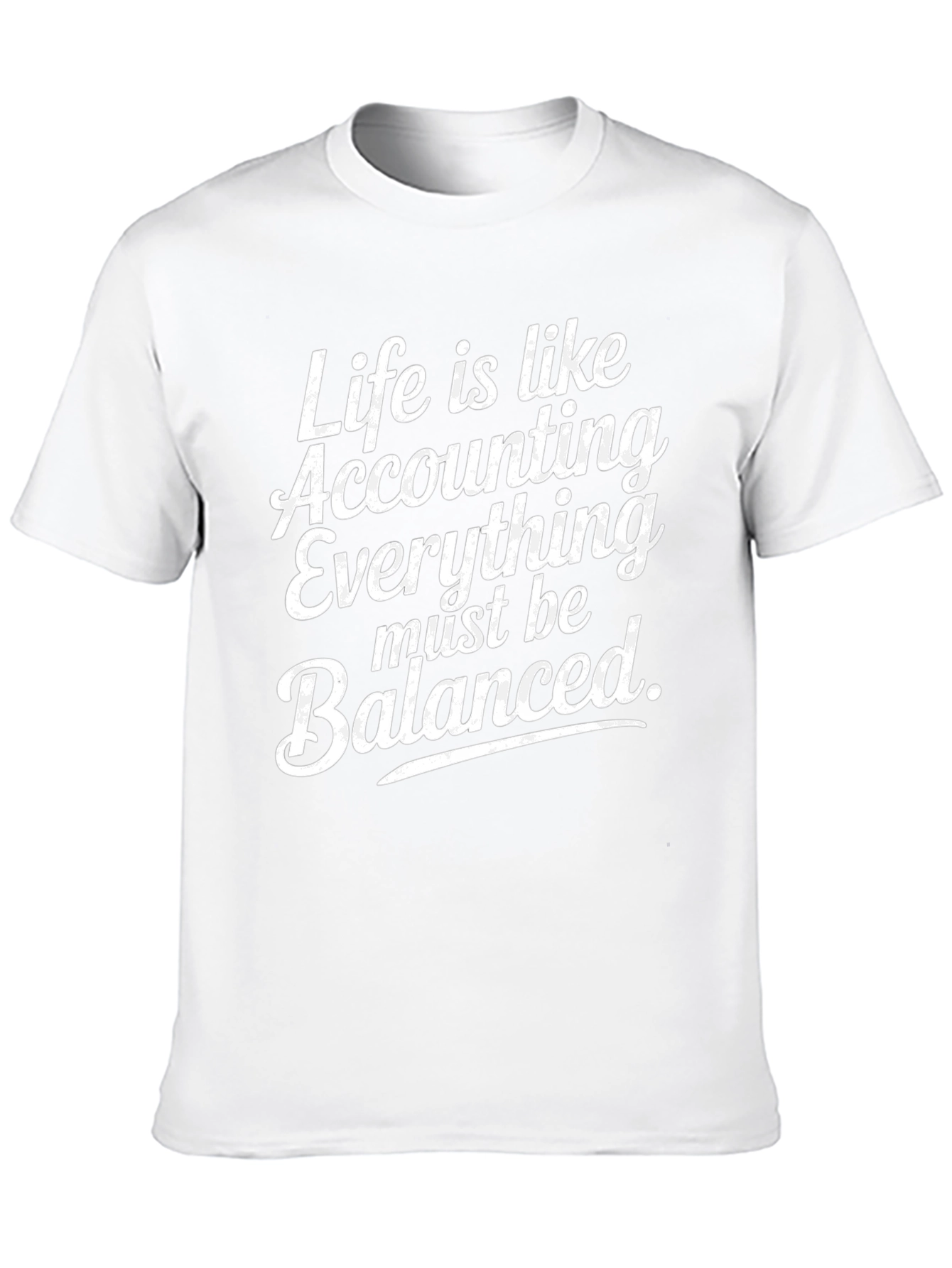 Accountant Life Black Tee Shirt