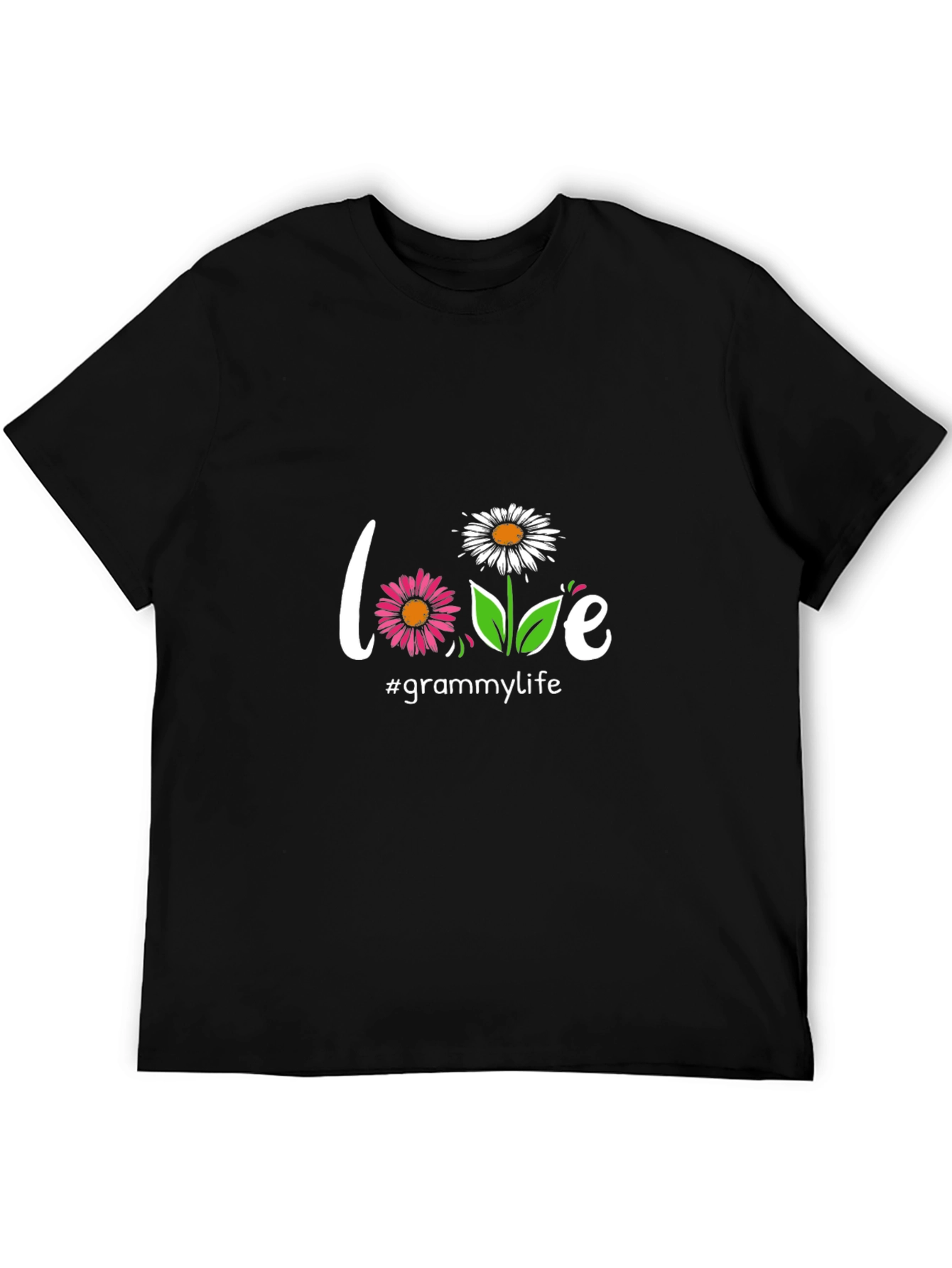 Love Grammy Life Graphic Tee - Black