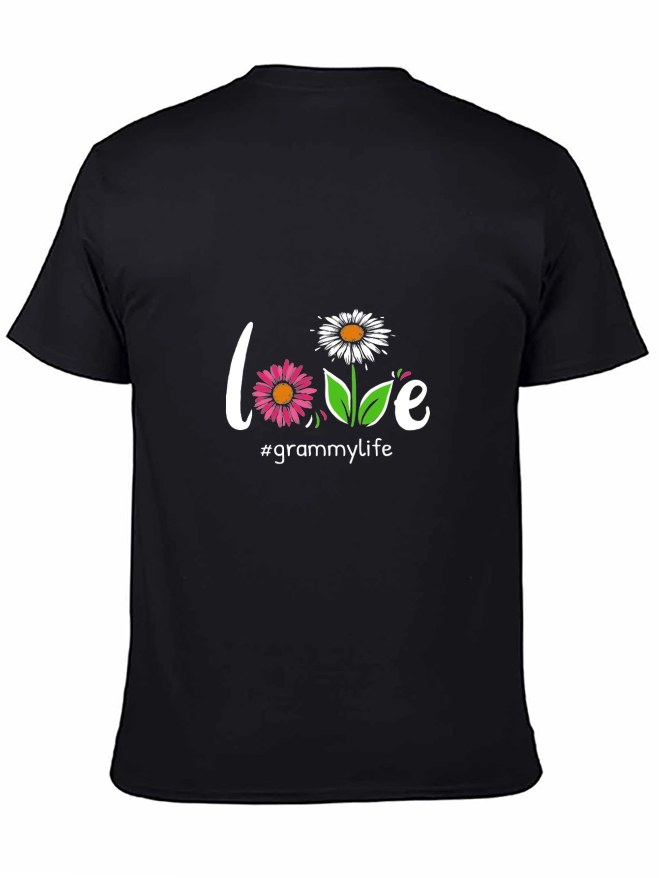 Love Grammy Life Graphic Tee - Black