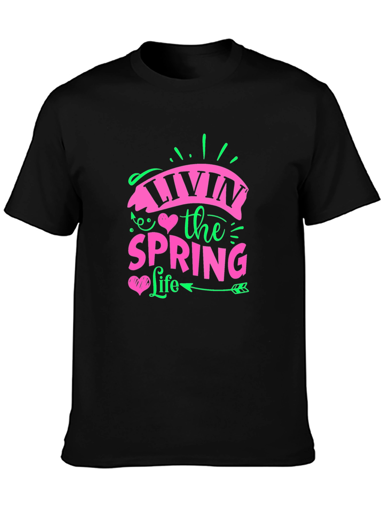 Livin the Spring Life Graphic T-Shirt