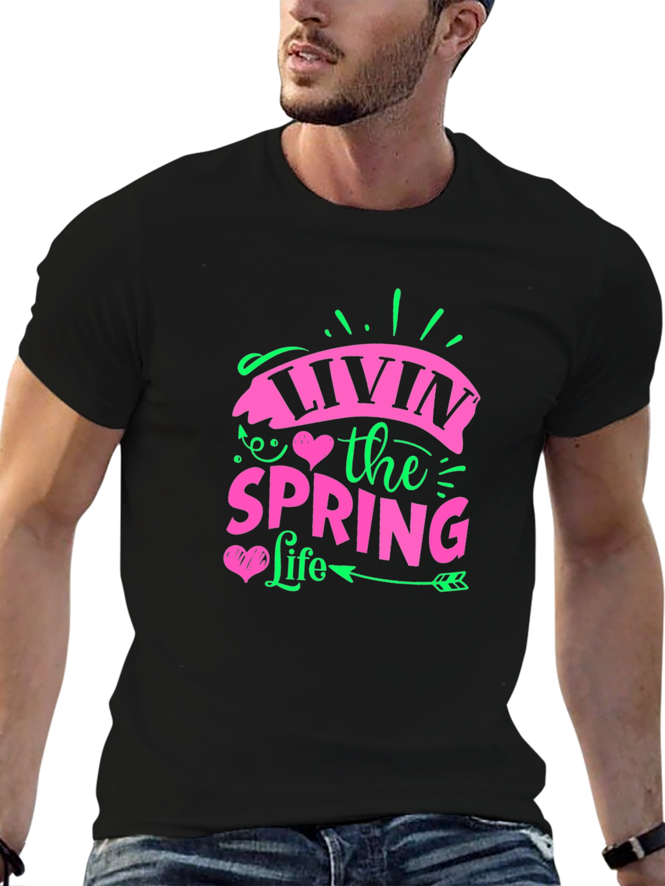 Livin the Spring Life Graphic T-Shirt