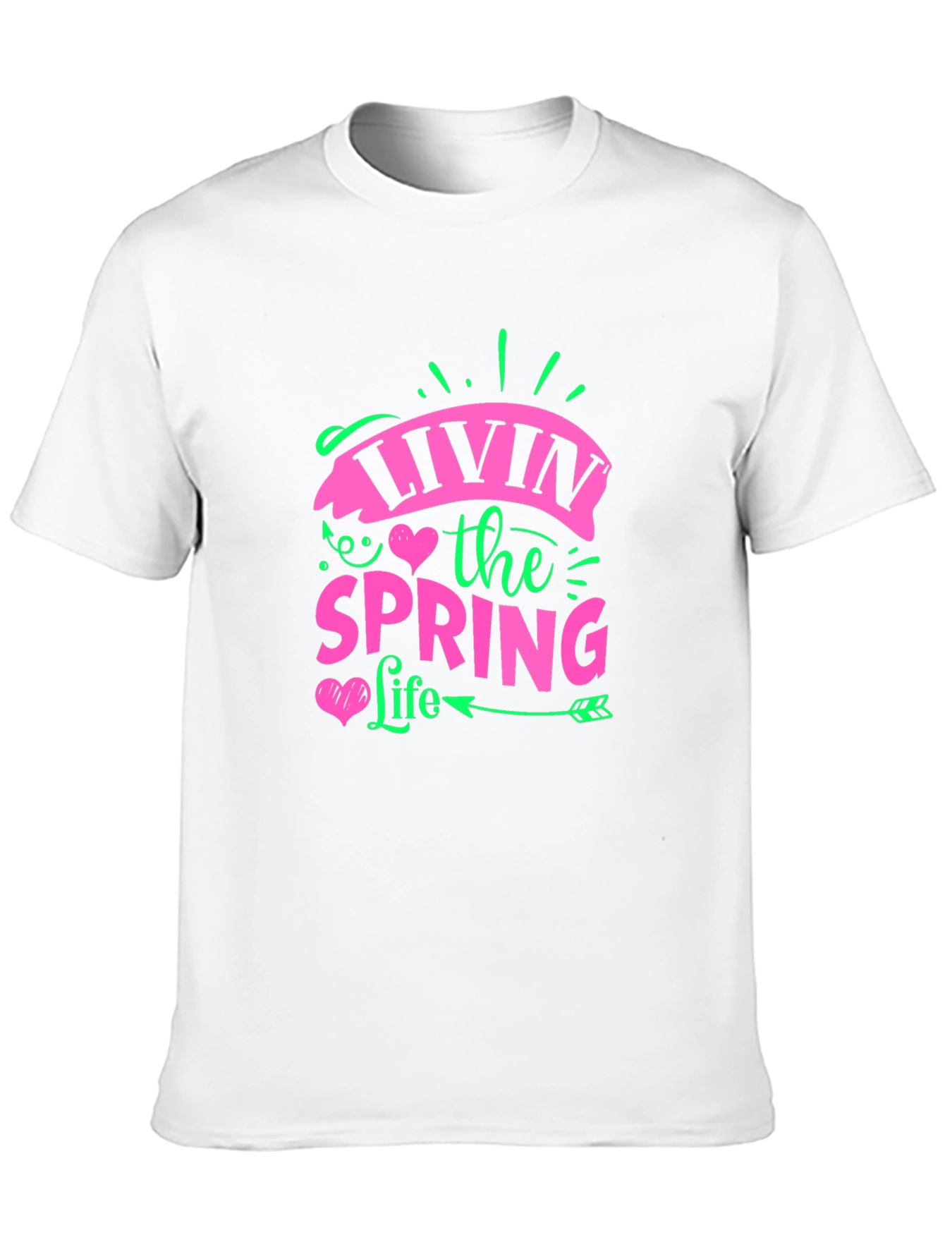 Livin the Spring Life Graphic T-Shirt