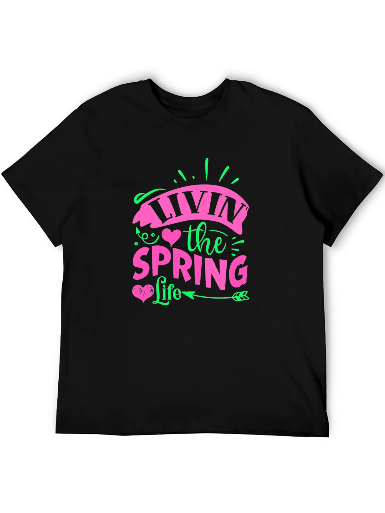 Livin the Spring Life Graphic T-Shirt