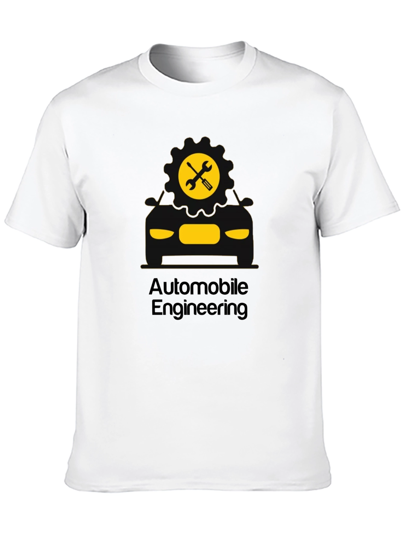 Automobile Engineering T-Shirt - Black Graphic Tee