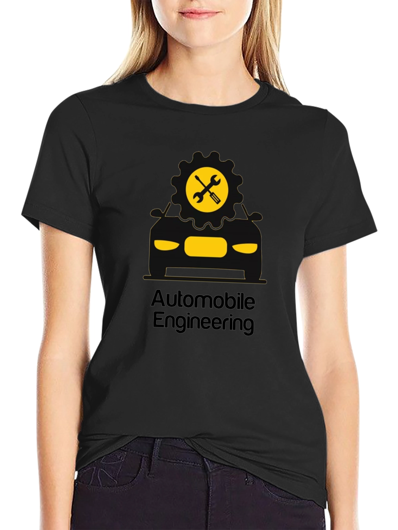 Automobile Engineering T-Shirt - Black Graphic Tee