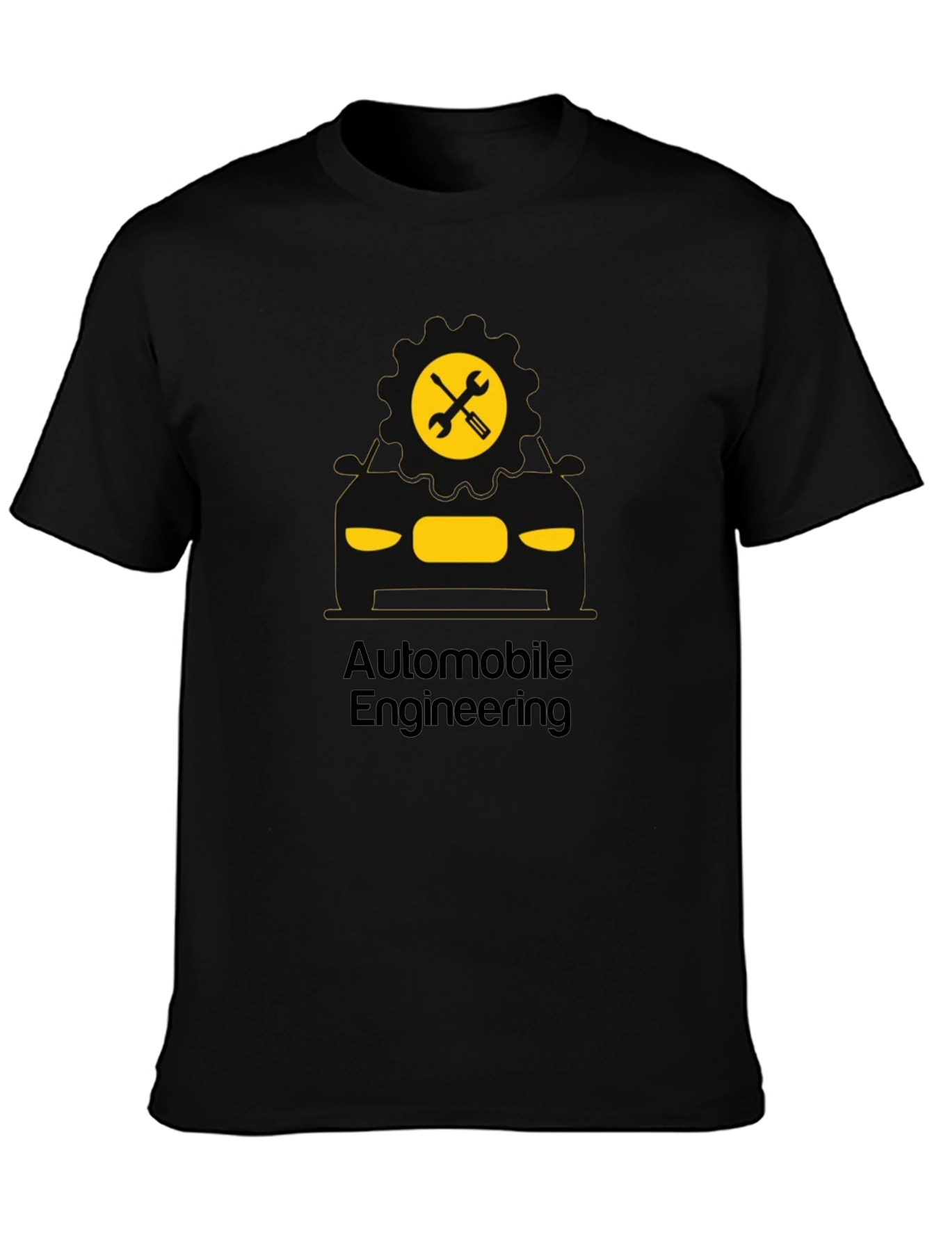Automobile Engineering T-Shirt - Black Graphic Tee