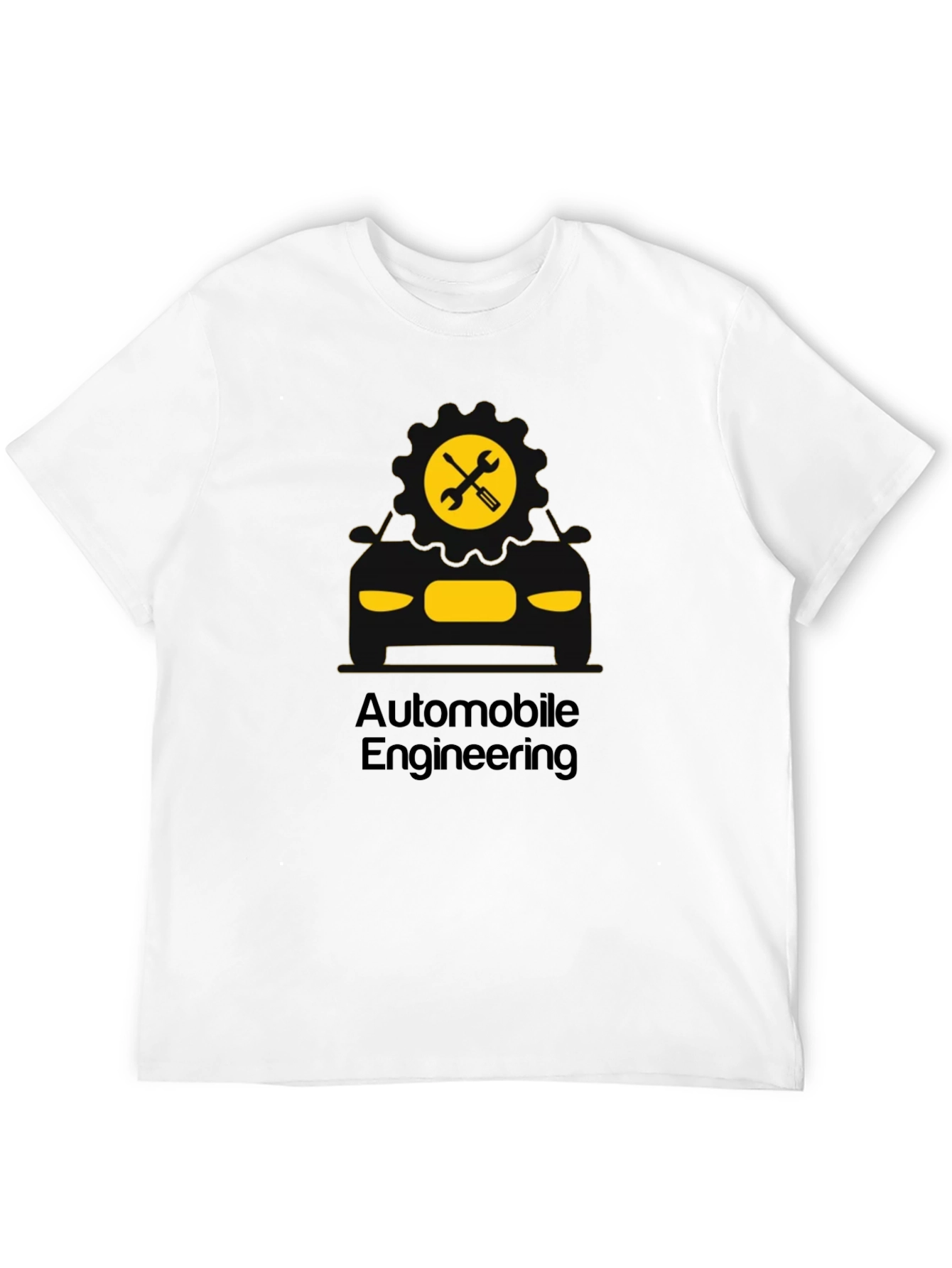 Automobile Engineering T-Shirt - Black Graphic Tee