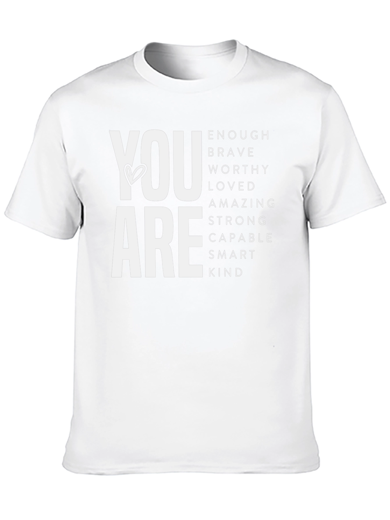 You Are Enough Graphic Tee - Motivational Shirt