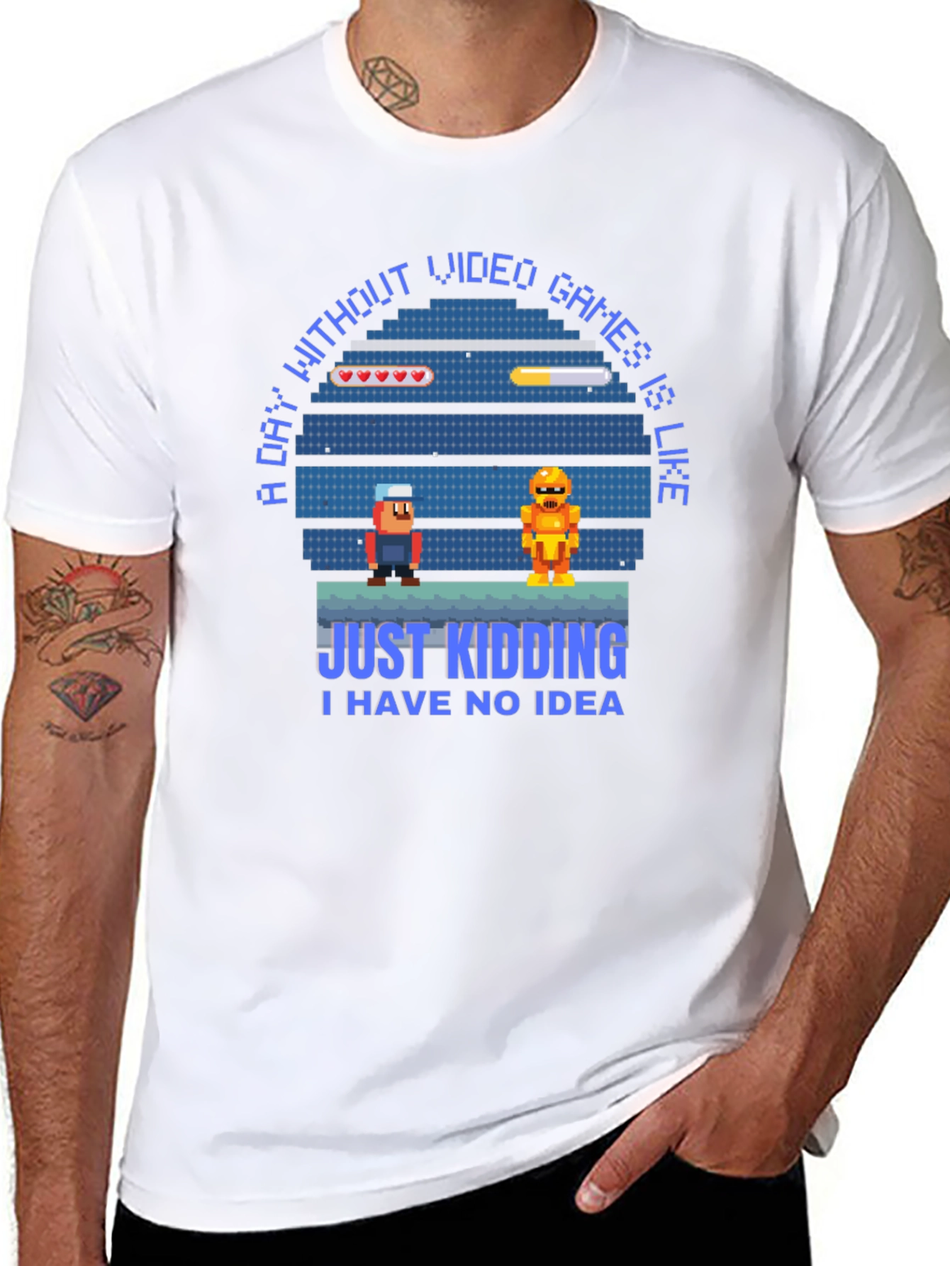 Video Game Graphic Tee - Gamer Humor