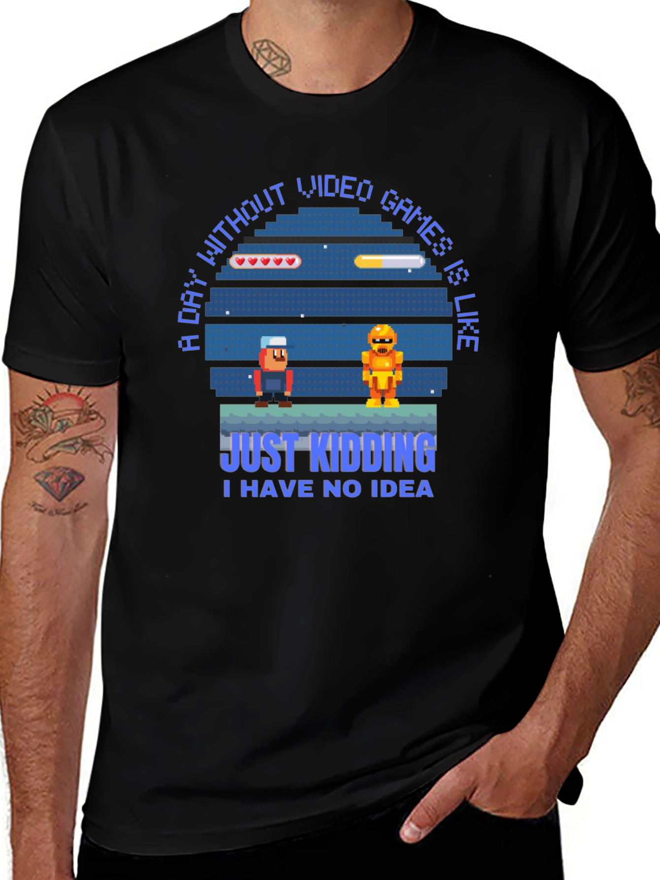 Video Game Graphic Tee - Gamer Humor